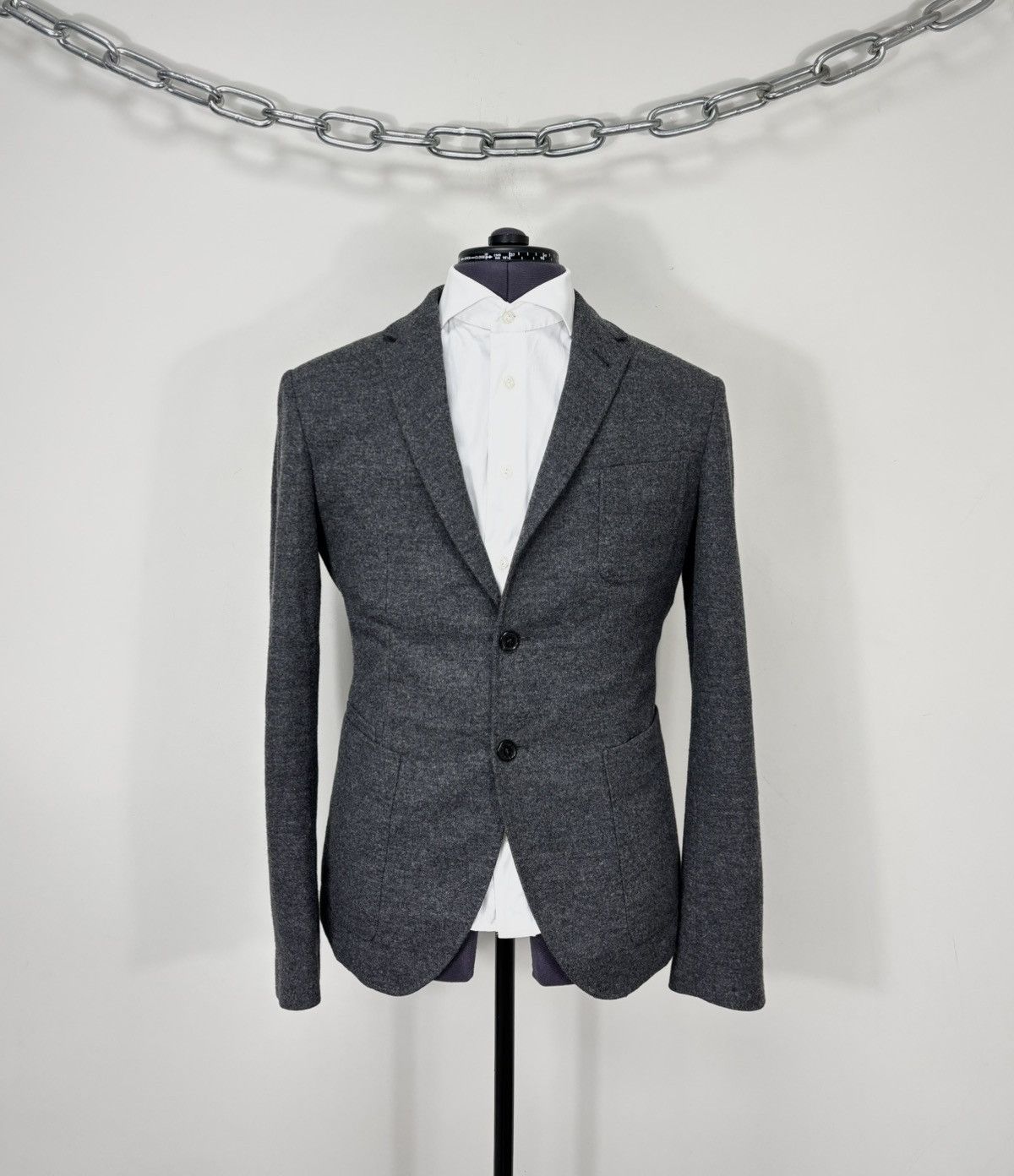Neil Barrett Neil Barrett NWT Men’s 2-Buttons Wool Blend Blazer Jacket Size US S / EU 44-46 / 1 - 1 Thumbnail