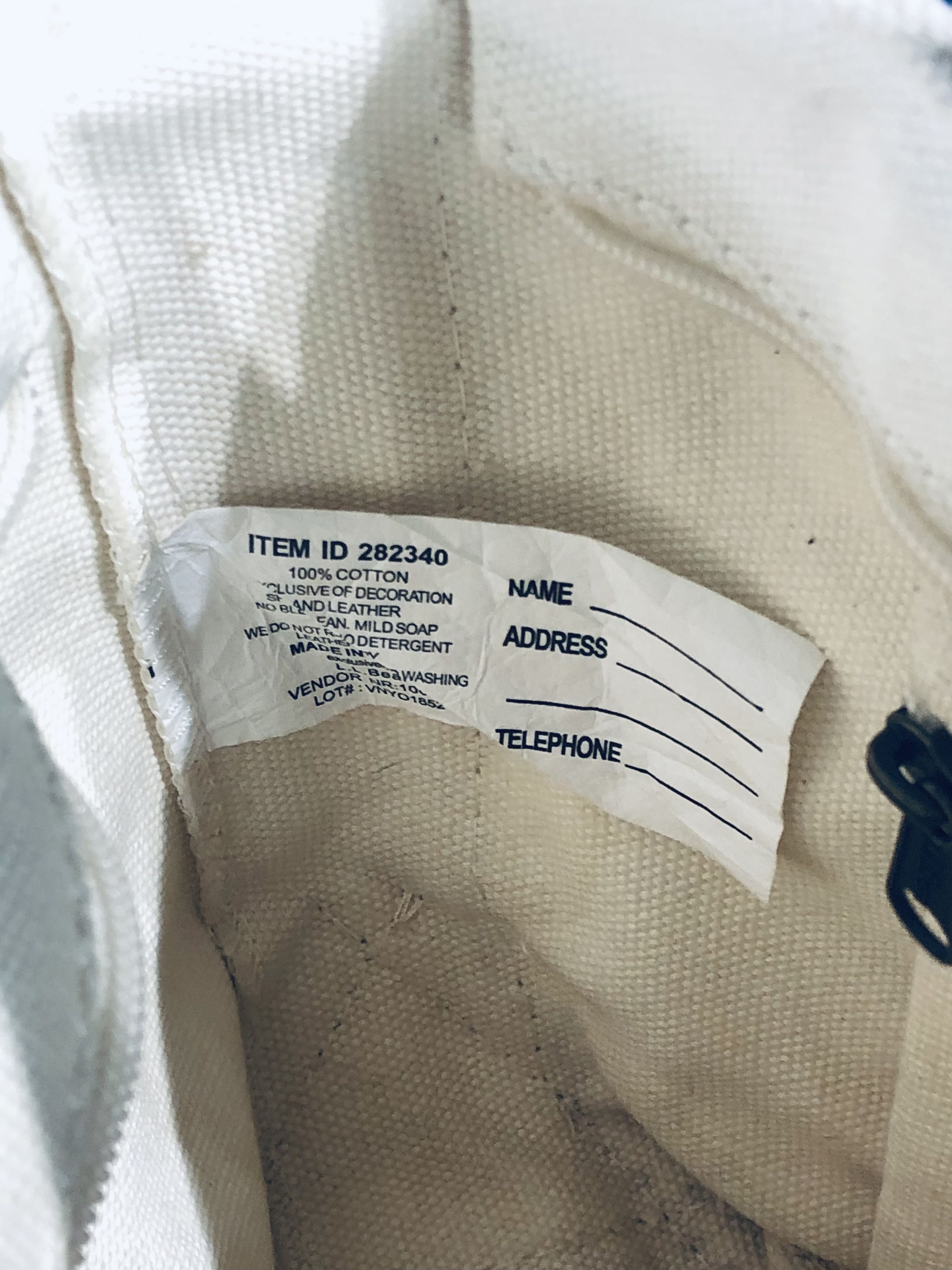 Canvas × L.L. Bean L.L.BEAN STYLE CANVAS CROSSBODY TOTE BAG Size ONE SIZE - 10 Thumbnail