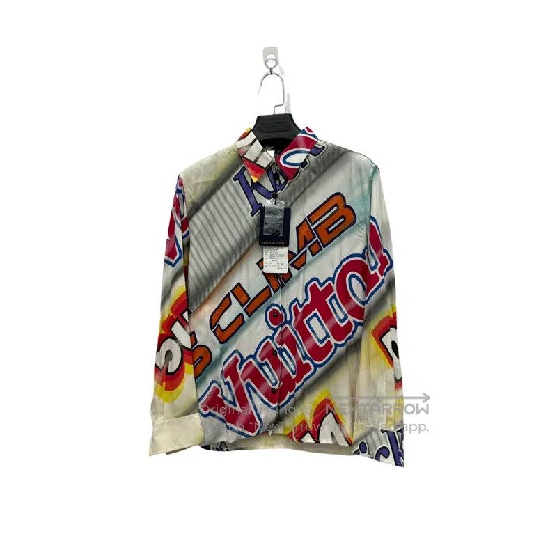 Louis Vuitton Graffiti Letter Shirt