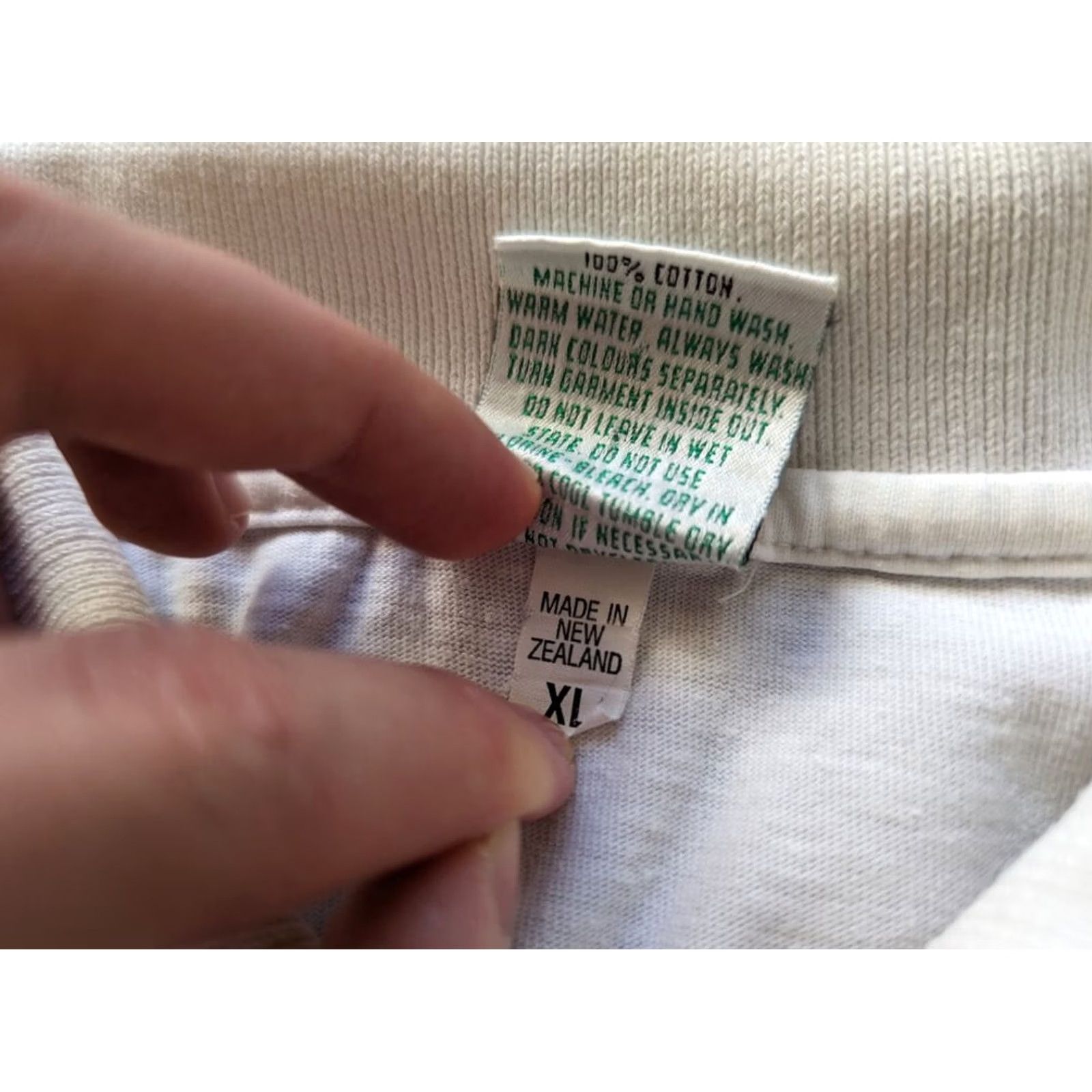 Vintage New Zealand Golf Polo Shirt Mens XL White Vintage Size US XL / EU 56 / 4 - 7 Thumbnail