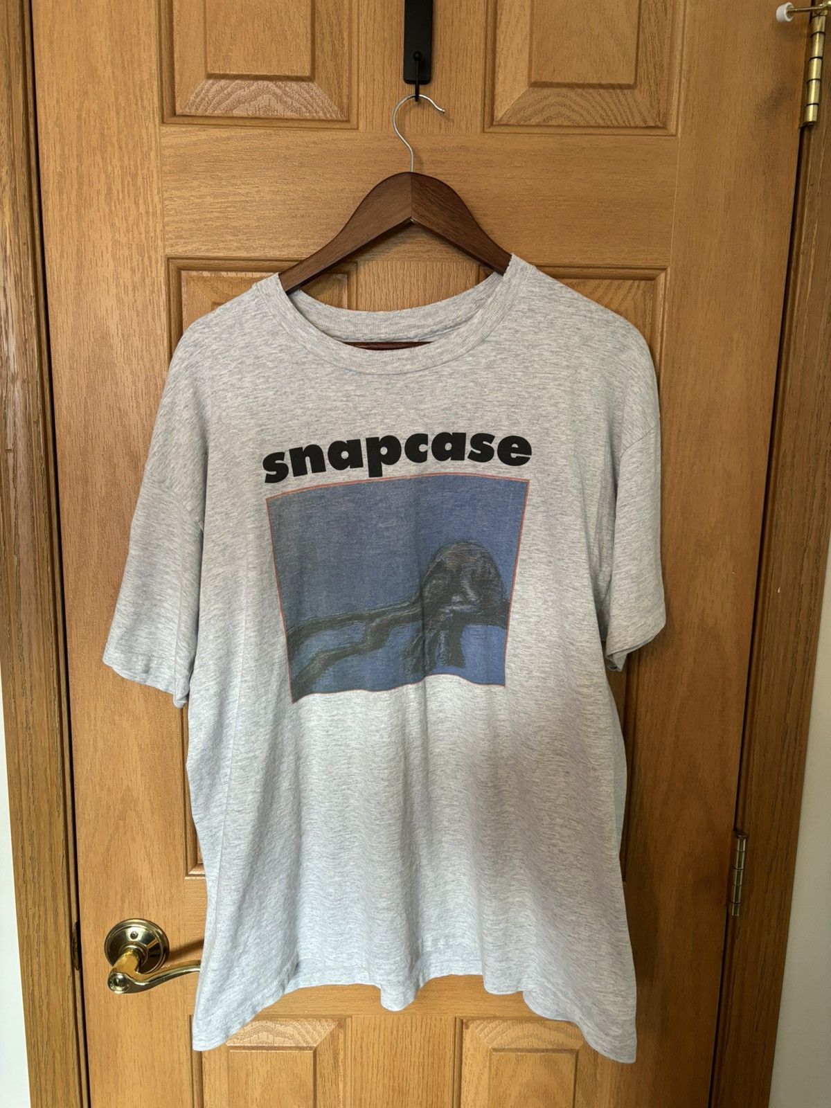 image of Vintage Snapcase 1993 Lookinglasself in Grey, Men's (Size XL)