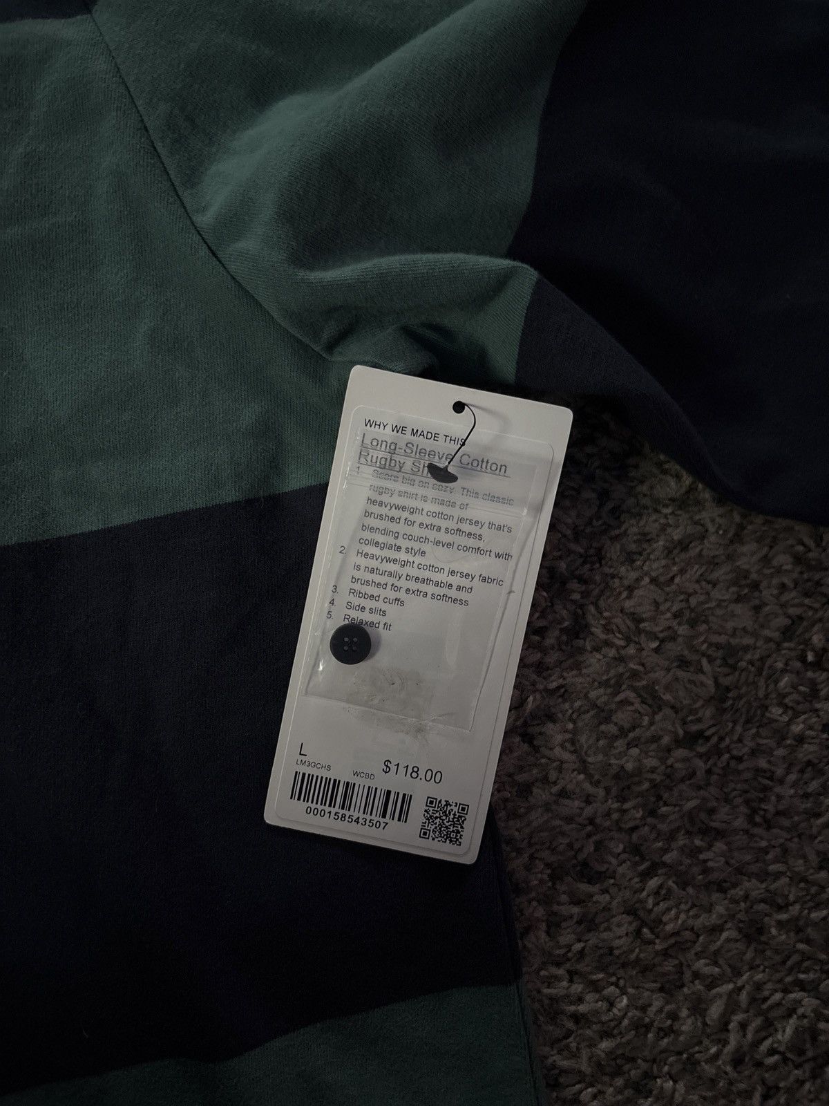 Lululemon Lululemon rugby long sleeve Size US L / EU 52-54 / 3 - 3 Thumbnail