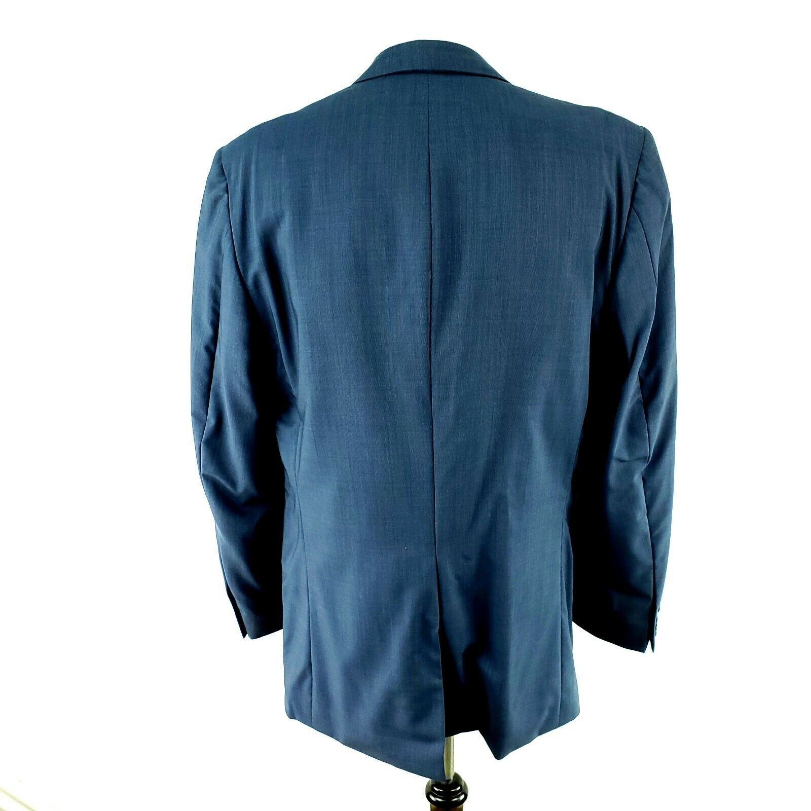 Hickey Freeman Hickey Freeman Barney's New York Wool 2 Button Blazer 42L Bl Size 42L - 6 Thumbnail