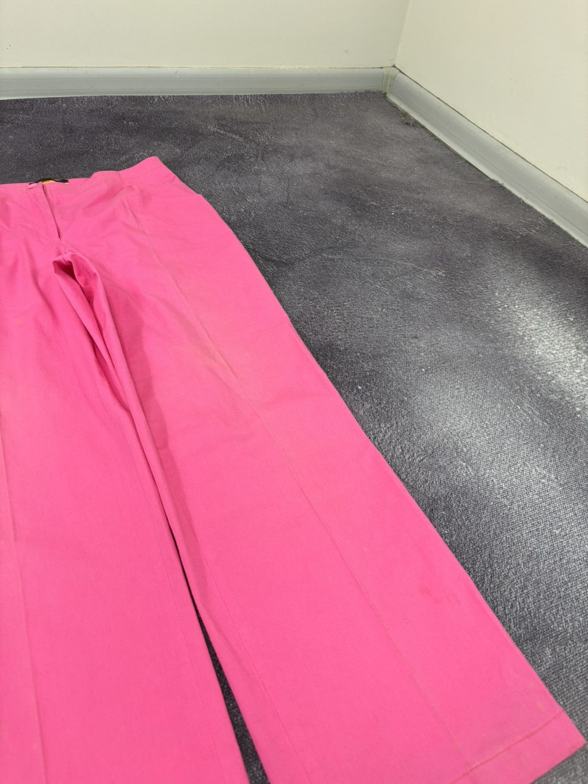 Davide Cenci Vintage Davide Cenci Women’s Luxury Pink Wide-Leg Pants Size 30" / US 8 / IT 44 - 5 Thumbnail