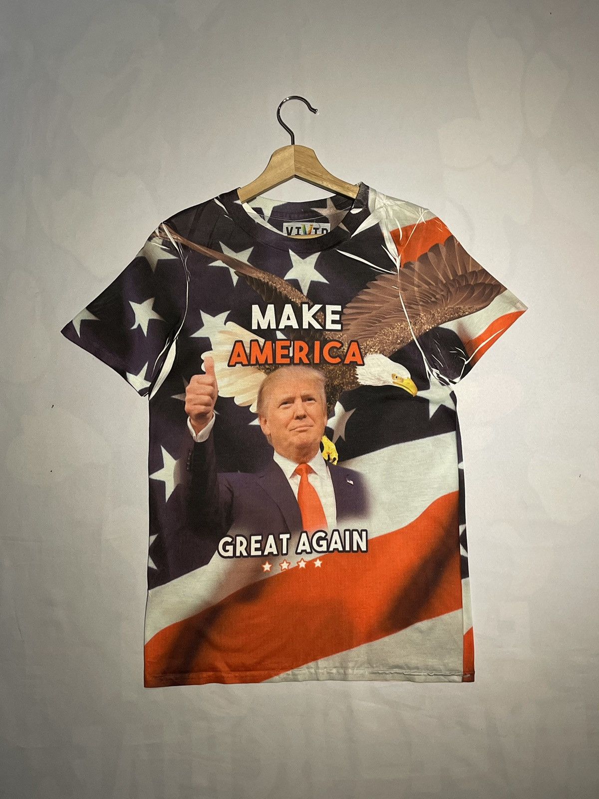 Donald Trump × President's RARE!! Donald Trump Make America Great Again Overprint tee Size US S / EU 44-46 / 1 - 1 Thumbnail
