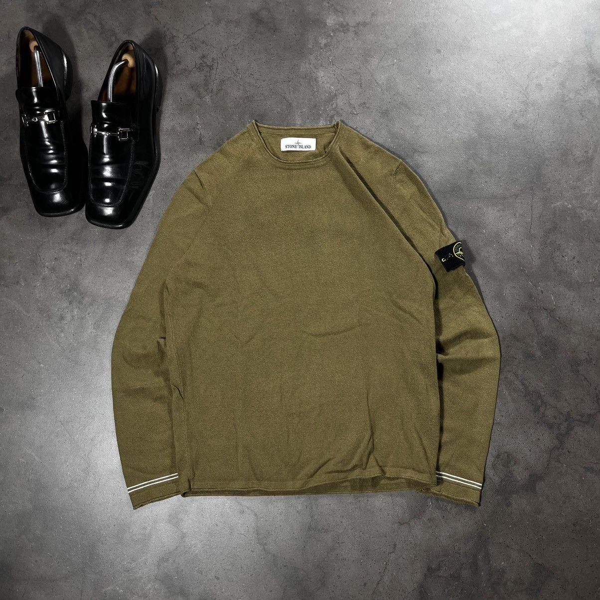 Stone Island Vintage Stone Island Massimo Osti Knit Sweater Drill Casual Size US M / EU 48-50 / 2 - 1 Thumbnail