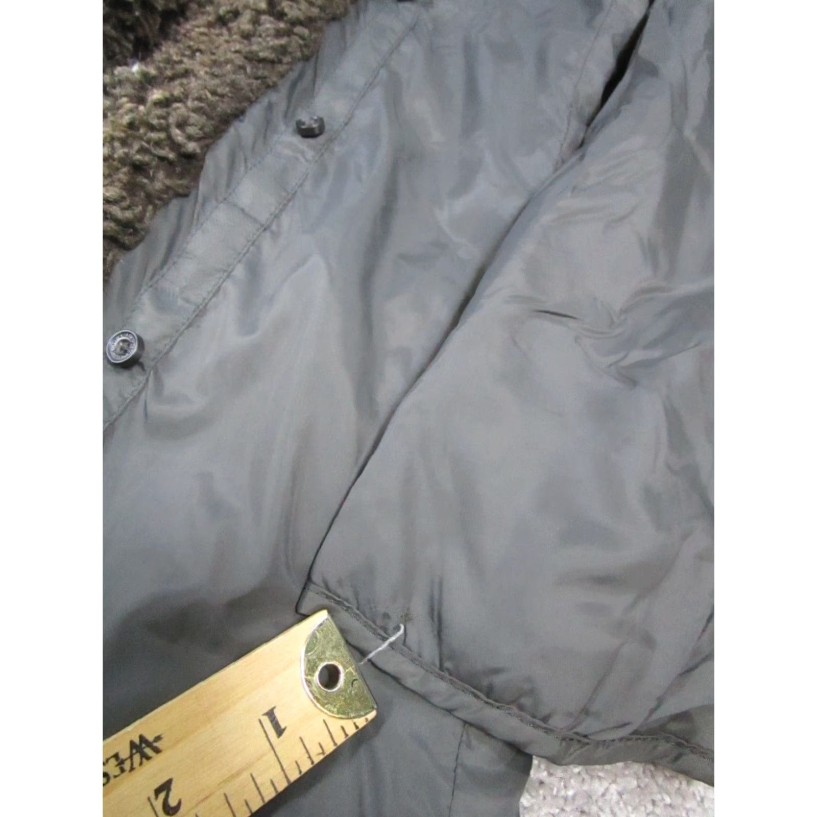 Abercrombie & Fitch VINTAGE Abercrombie & Fitch Parka Jacket Mens XS Gray Insulated Open Front 90s Style Mens Size US XS / EU 42 / 0 - 5 Thumbnail