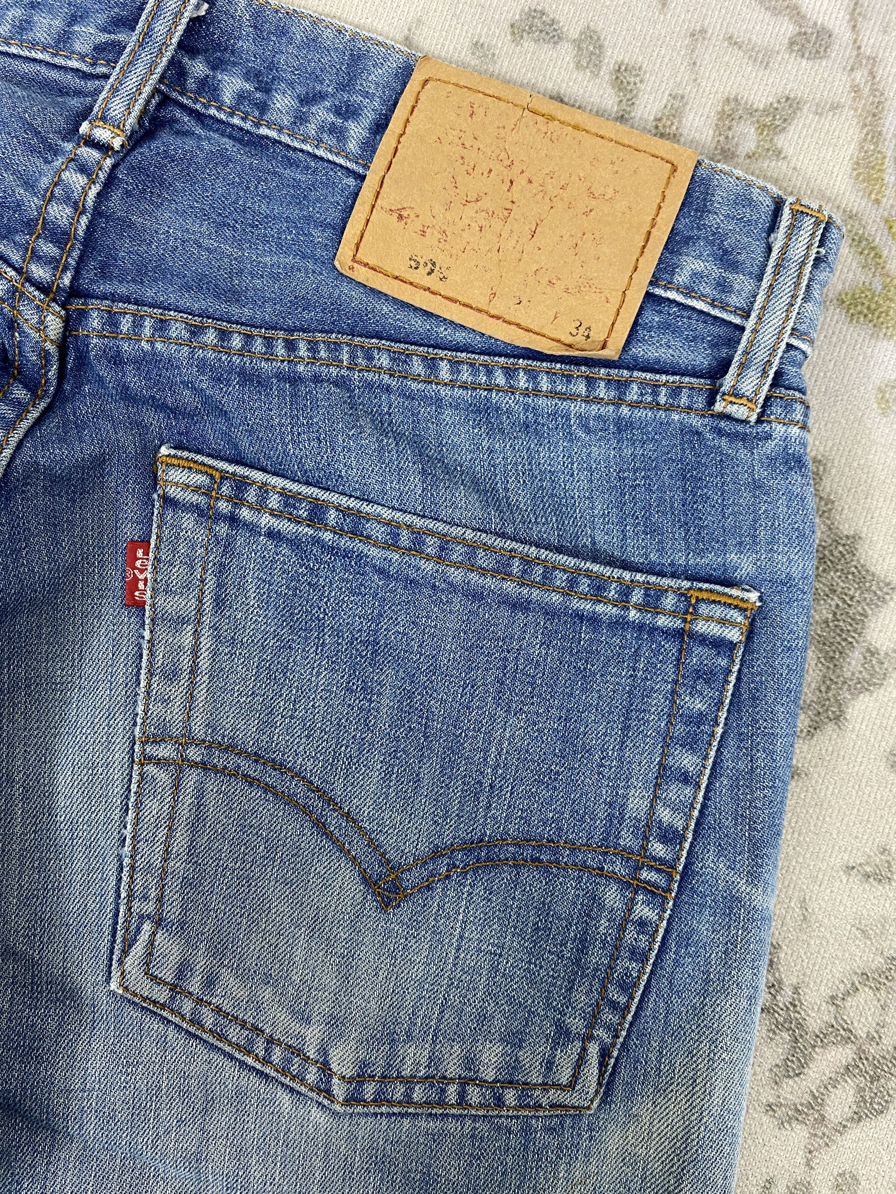 Levi's Distressed Blue Vintage Levi's 505 Jeans 30x31 Denim- JN3529 Size US 30 / EU 46 - 11 Thumbnail