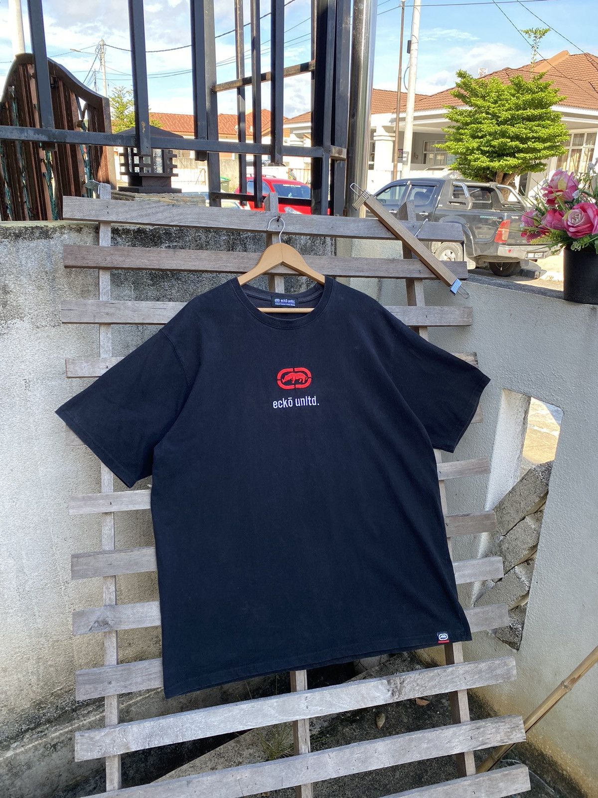 Ecko Unltd. 🔥 Very Rare 🔥 Vintage Y2K Ecko Unltd Big Logo Tshirt Size US XXL / EU 58 / 5 - 2 Thumbnail