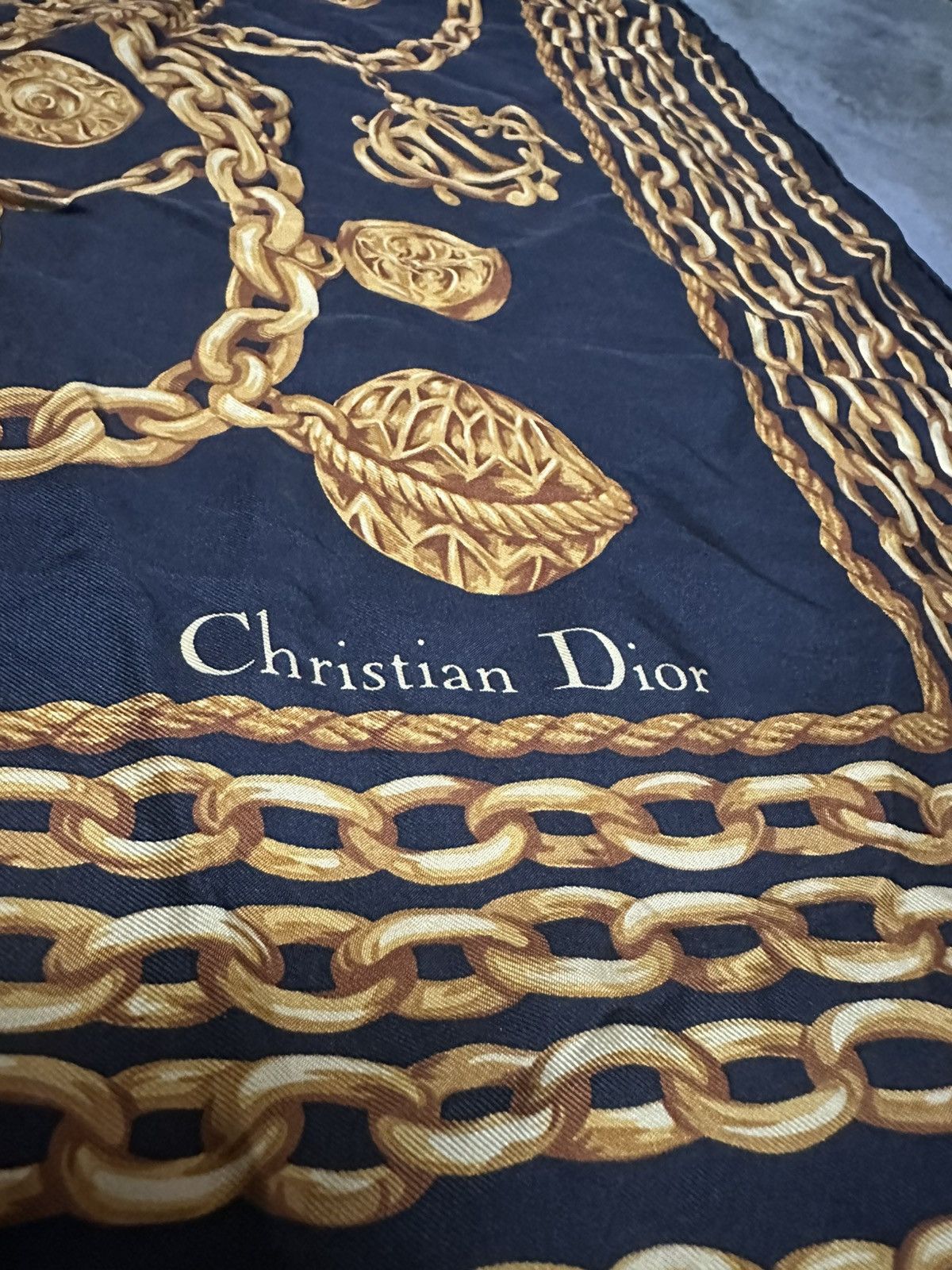 Christian Dior Monsieur × Designer × Vintage Vintage Christian Dior Scarves Size ONE SIZE - 4 Thumbnail