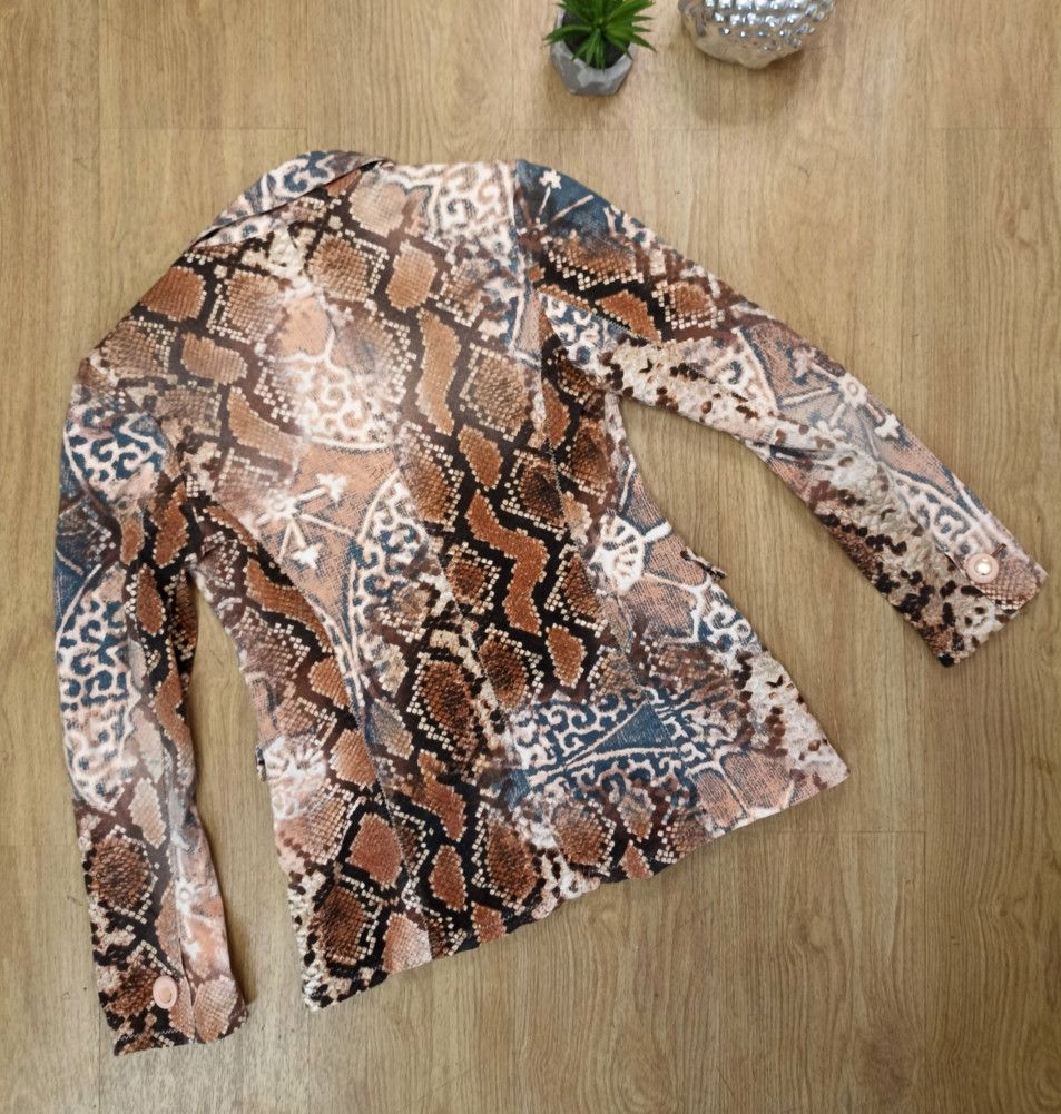 Roberto Cavalli Robrerto Cavali Jacket snake S woman Size M / US 6-8 / IT 42-44 - 2 Thumbnail