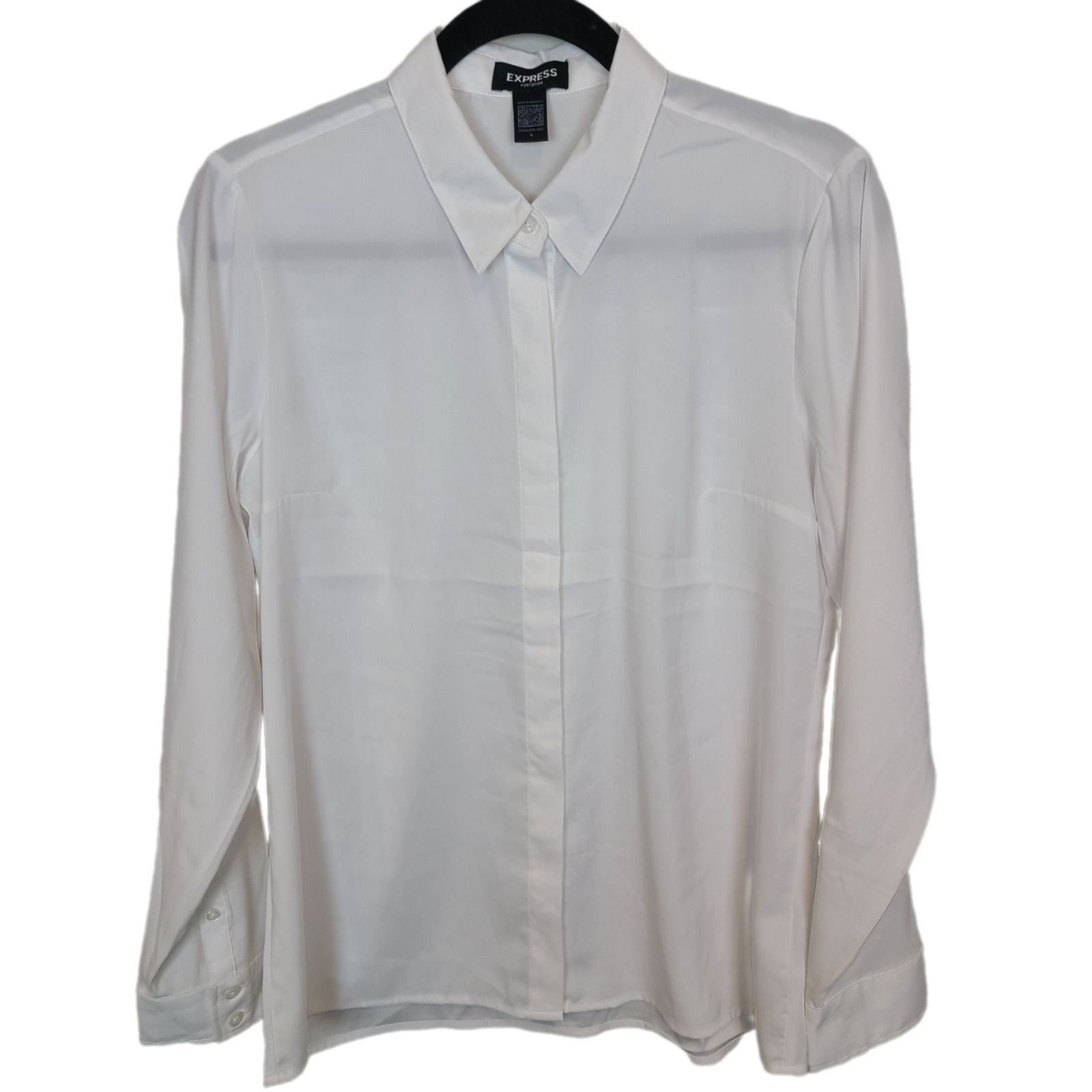 Express Express Womens Portofino Shirt Conscious Edit Sz M Career Size M / US 6-8 / IT 42-44 - 1 Thumbnail