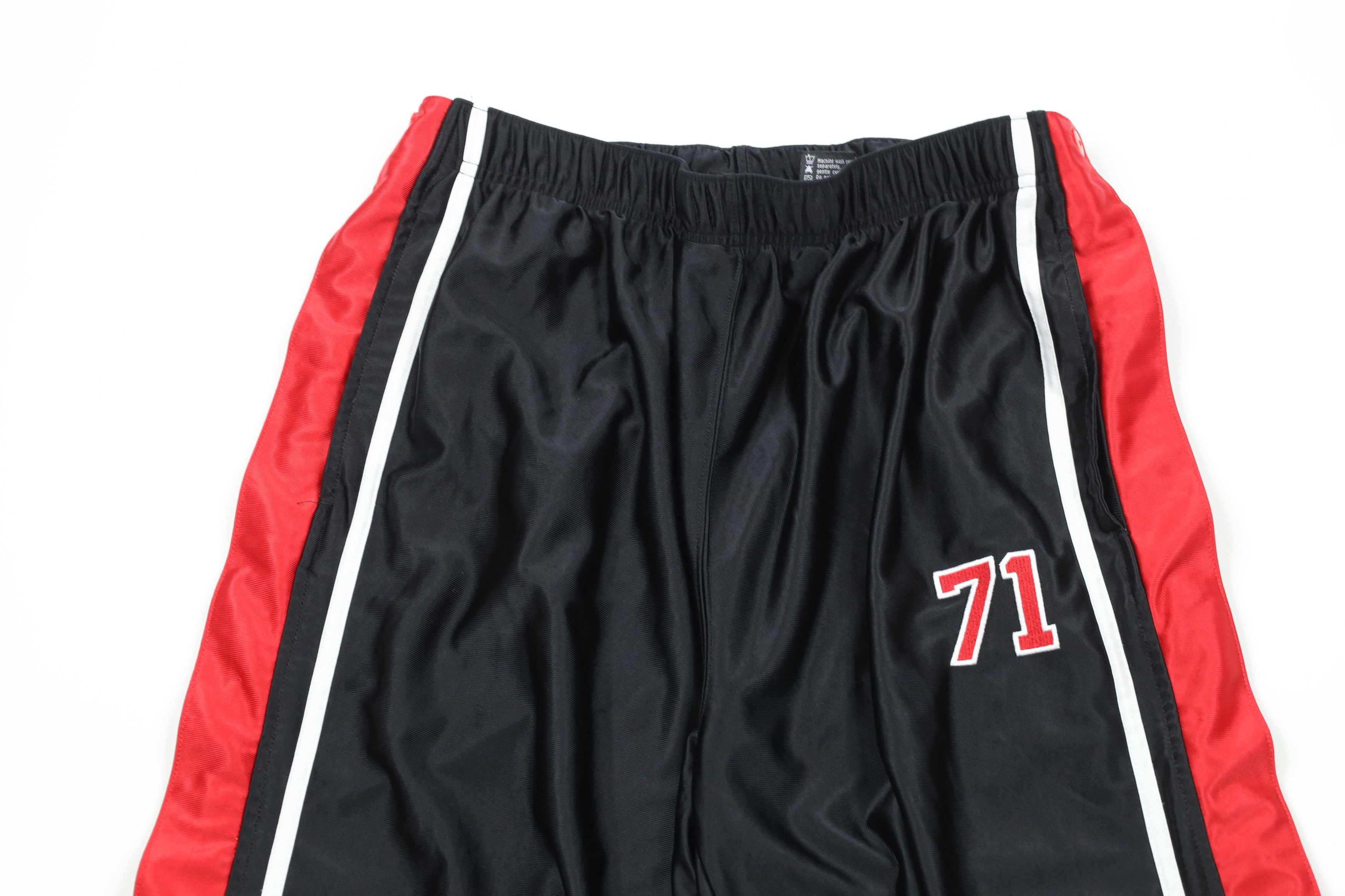 Starter × Vintage Vintage 90s Starter Block Wide Leg Tearaway Sweatpants Pants Size US 36 / EU 52 - 2 Thumbnail