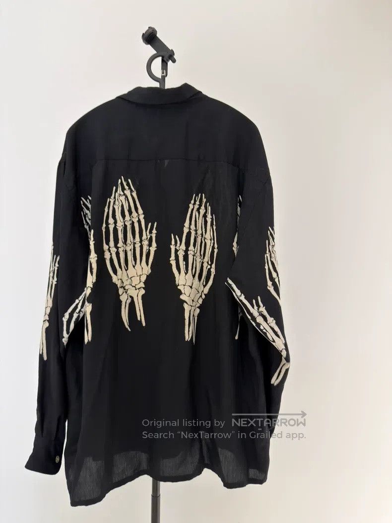 Wacko Maria Wacko Maria Hawaiian long-sleeved shirt, skull ghost hand Size US XL / EU 56 / 4 - 2 Thumbnail