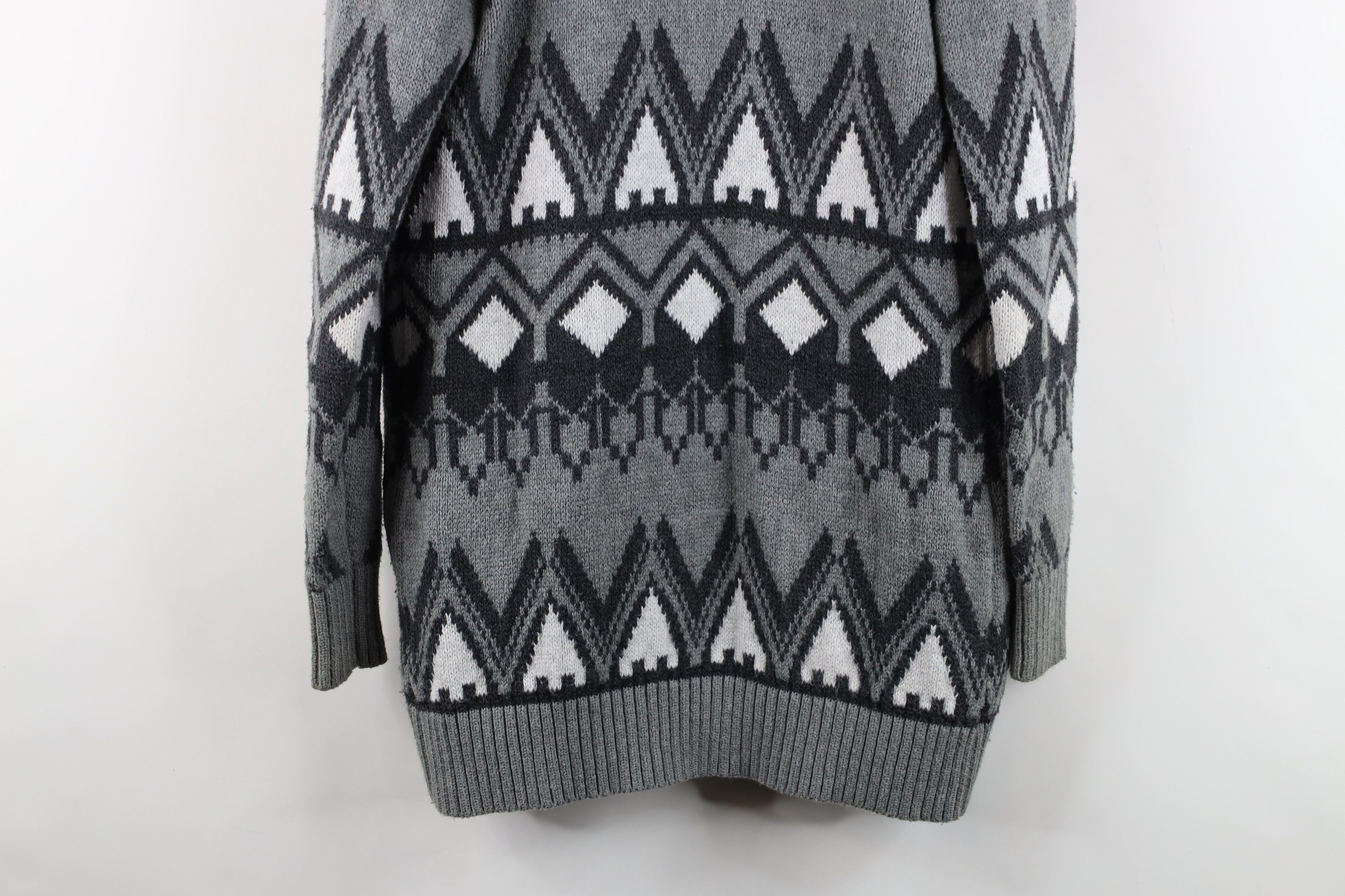Vintage Vintage 90s Streetwear Open Front Knit Cardigan Sweater Size M / US 6-8 / IT 42-44 - 13 Thumbnail