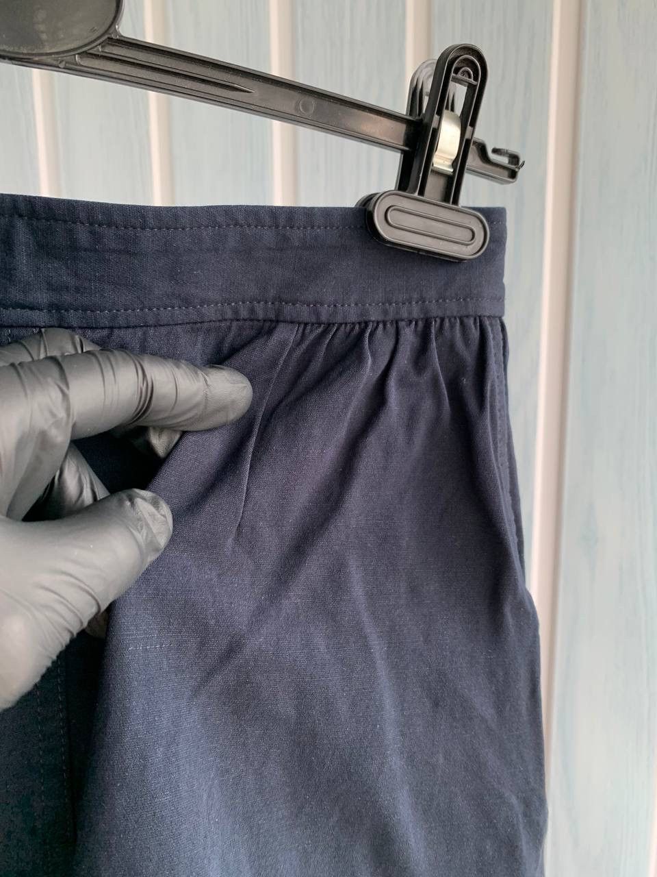 A.P.C. × Designer × Japanese Brand A.P.C. Rue Madame Paris Blue Viscose & Rami A-Line Skirt Size 26" / US 2 / IT 38 - 11 Thumbnail