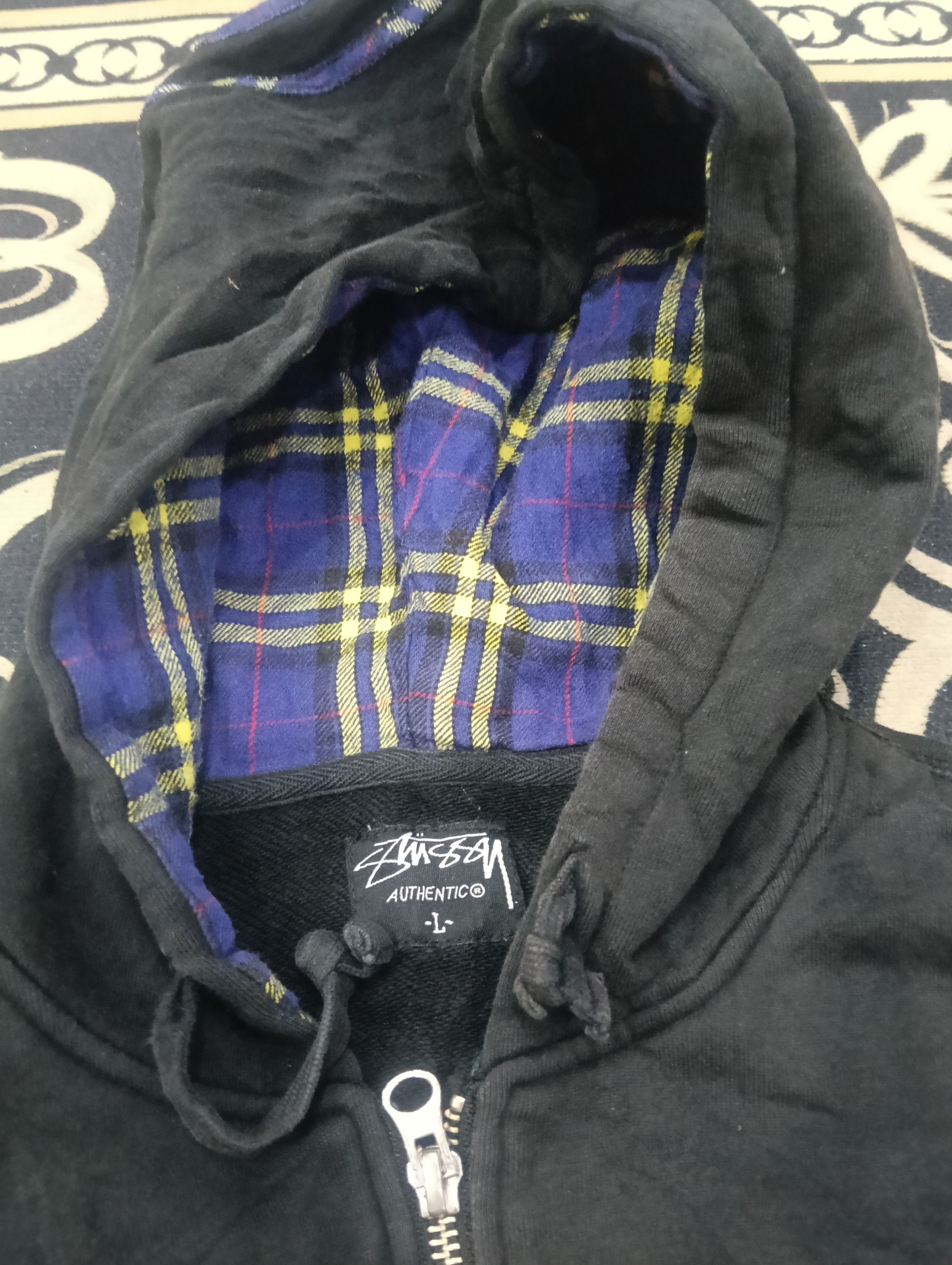 Stussy Stussy Big Spell Out On Hooded Size US L / EU 52-54 / 3 - 10 Thumbnail