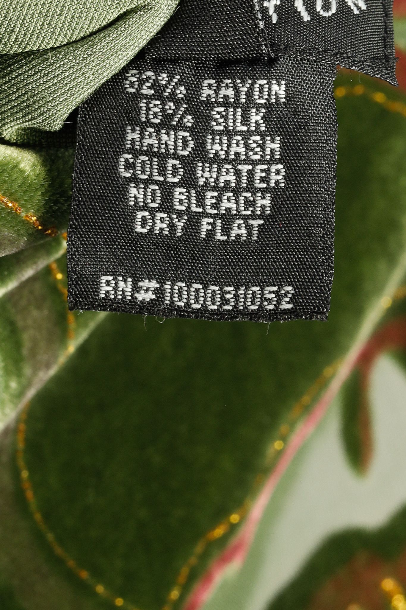 Other Citron Santa Monica Green Floral-Burnout Velvet Maxi Dress | Grailed
