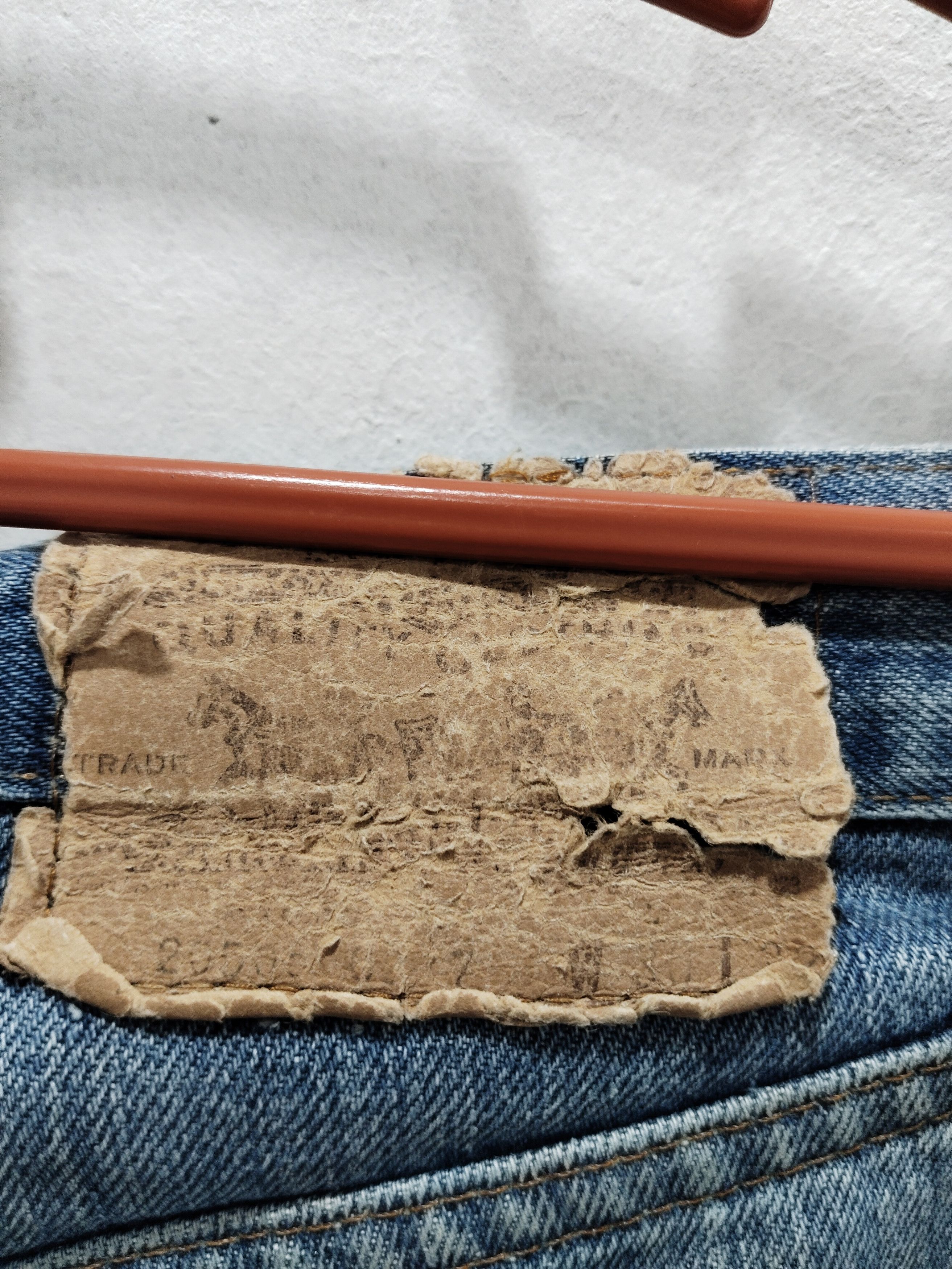 Levi's × Levi's Vintage Clothing × Vintage Vintage 80s Levis Orange Tag Faded Jeans Size US 30 / EU 46 - 4 Thumbnail
