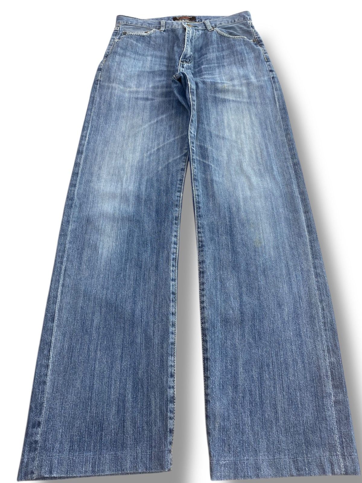 Polo Ralph Lauren Polo Ralph Lauren Acid Blue Wash Style Loose Jeans Size US 31 - 1 Thumbnail
