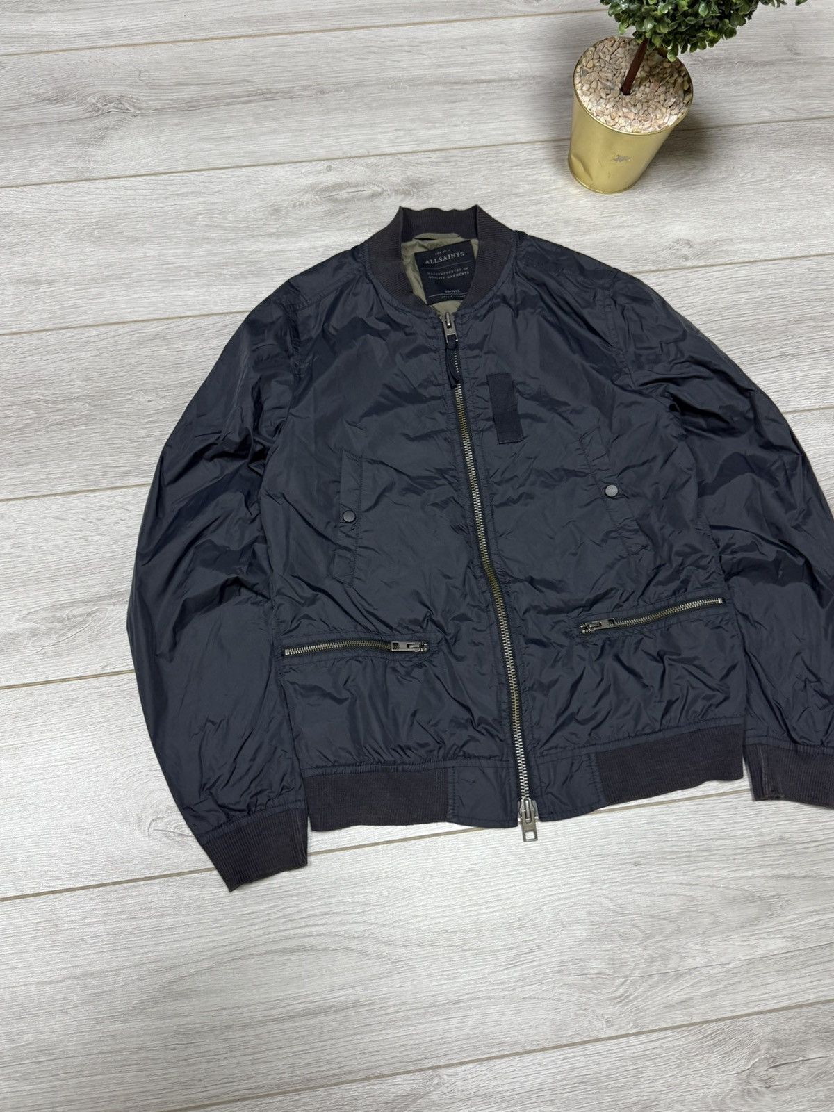 Allsaints Allsiants vintage nylon bomber zip jacket Size US S / EU 44-46 / 1 - 2 Thumbnail