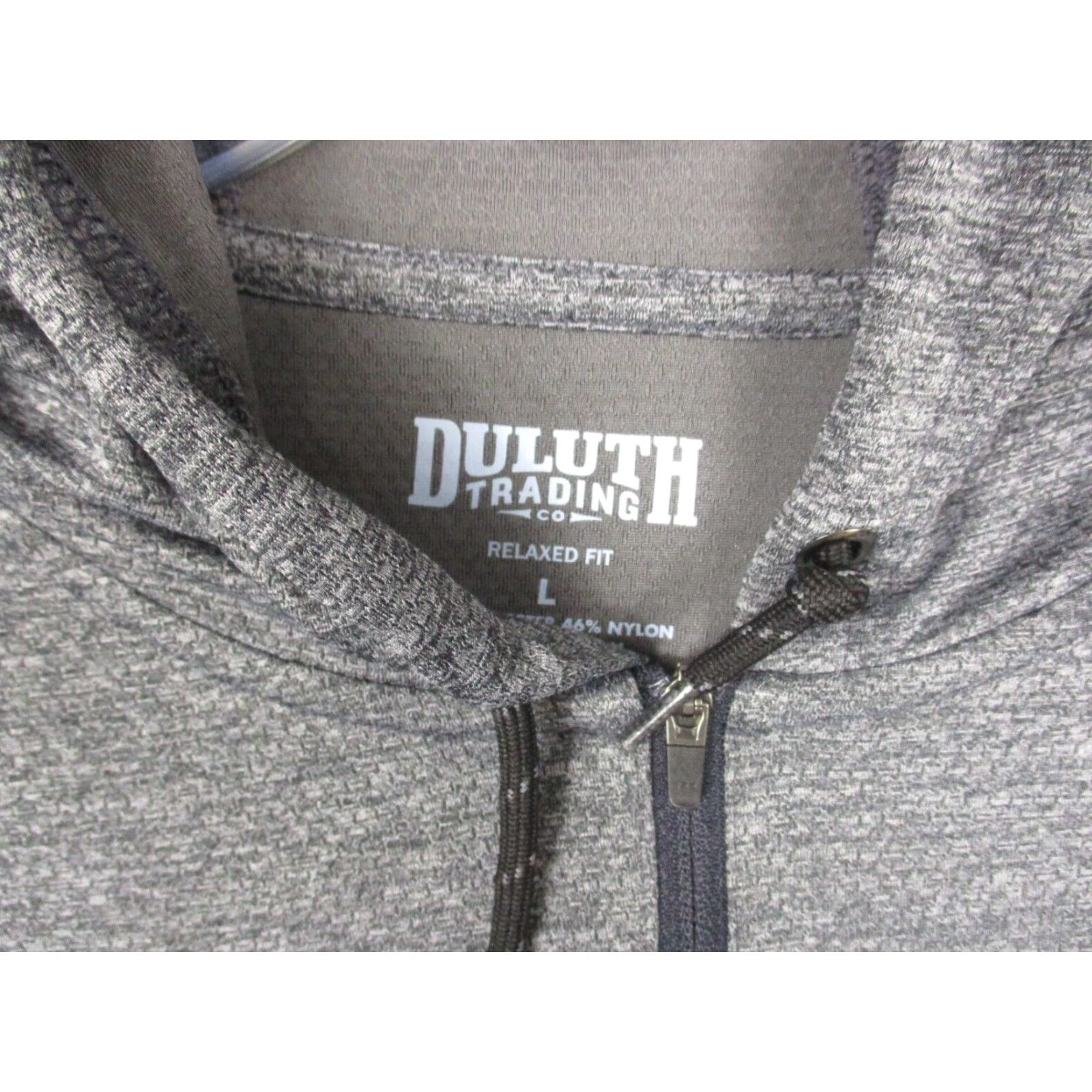 Vintage Duluth Hooded Sweatshirt Large Men's Gray Relaxed Fit Lightweight Shirt Mens L Gray Size US L / EU 52-54 / 3 - 2 Thumbnail