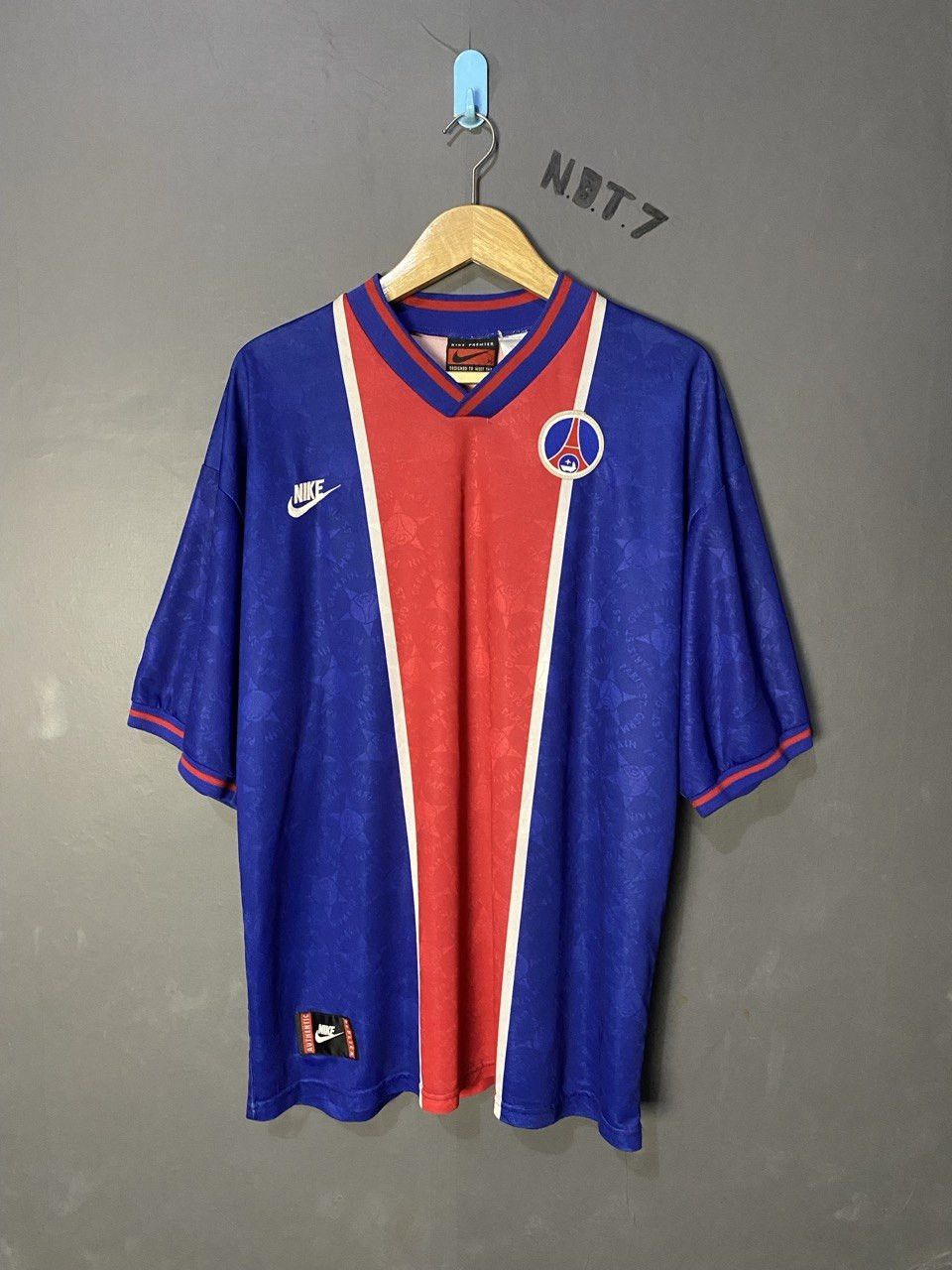 Nike PSG home 1995 UEFA cup version Size US XL / EU 56 / 4 - 1 Thumbnail