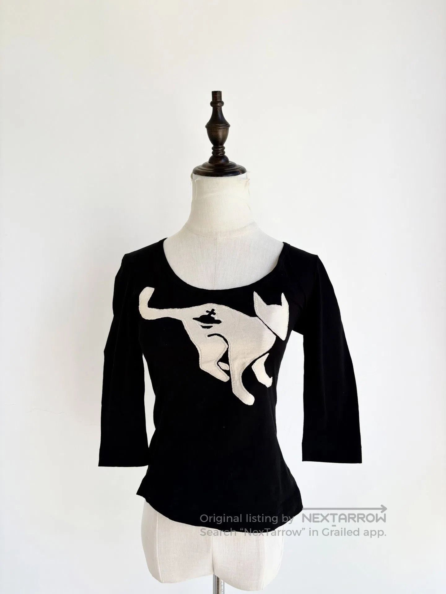Vivienne Westwood Vivienne Westwood Vintage Black Cat Saturn Top. Size M / US 6-8 / IT 42-44 - 1 Thumbnail
