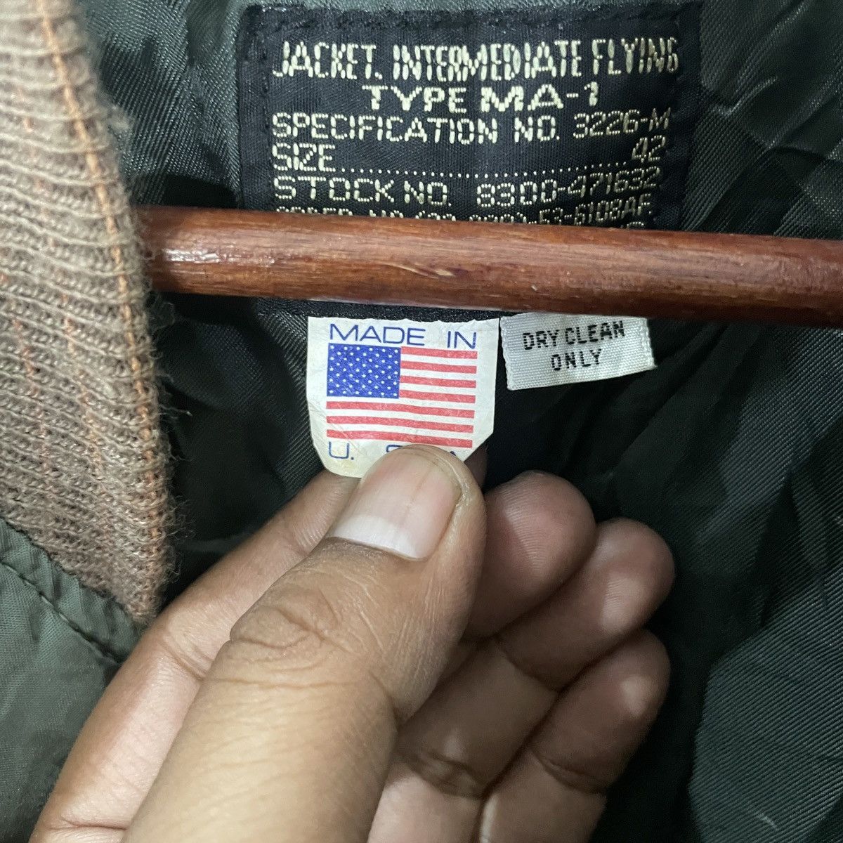 I. Spiewak And Sons Vintage 90s I Spiewalk & Sons Us Army Airforce Bomber Size US L / EU 52-54 / 3 - 6 Thumbnail