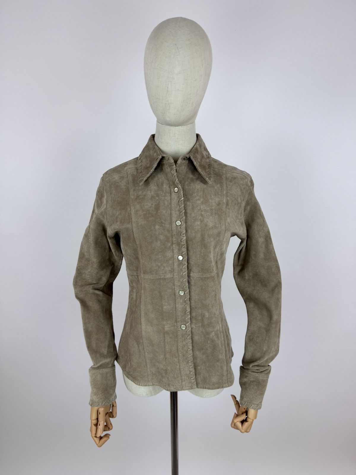 Other Wallis leather overshirt jacket western cowgirl style sz 40 Size M / US 6-8 / IT 42-44 - 1 Thumbnail