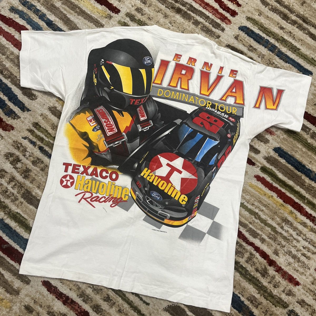 Chase Authentics × NASCAR × Vintage VTG NASCAR AOP ERNIE IRVAN DOMINATOR TOUR Size US XL / EU 56 / 4 - 1 Thumbnail