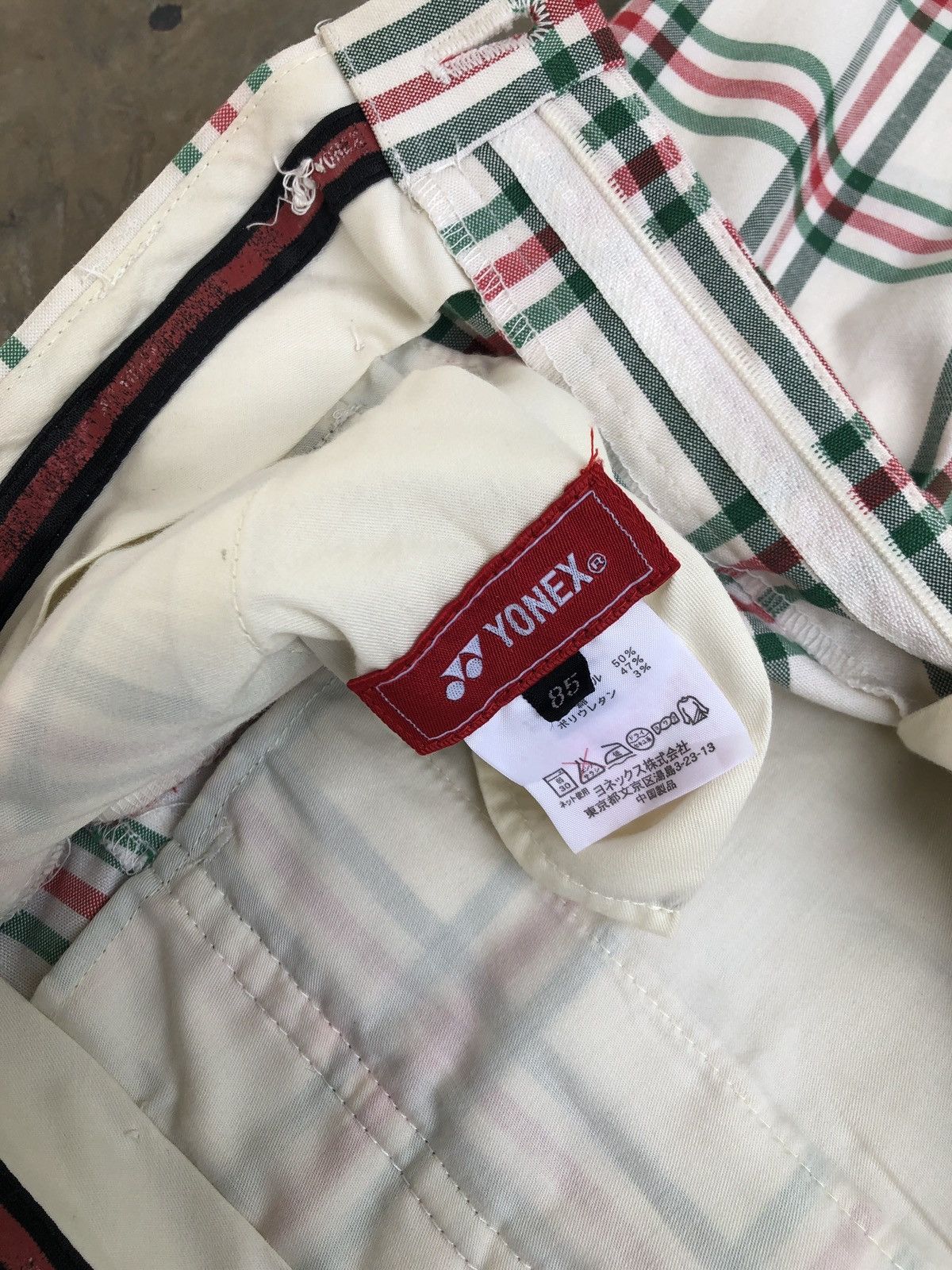 Japanese Brand Casual Vintage Golf Yonex Plaid Pants Tartan Trousers Size US 32 / EU 48 - 7 Thumbnail