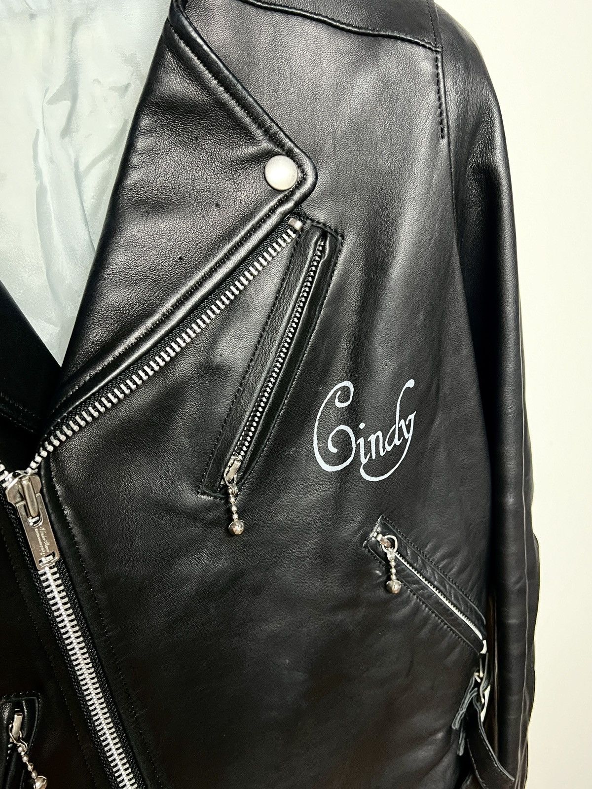 Undercover Sheep leather jacket ‘Cindy sherman’ Size XS / US 0-2 / IT 36-38 - 7 Thumbnail