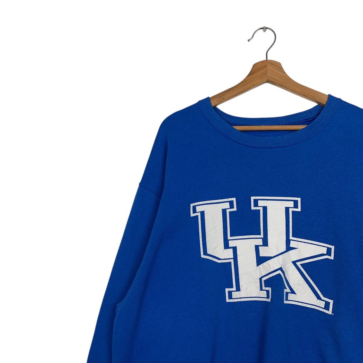 Vintage Vintage Blue Crewneck Sweatshirt UK Big Logo #1582-C71 Size US M / EU 48-50 / 2 - 6 Thumbnail