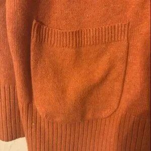 Other Burnt Orange Open-Front Cardigan Size XL / US 12-14 / IT 48-50 - 4 Thumbnail