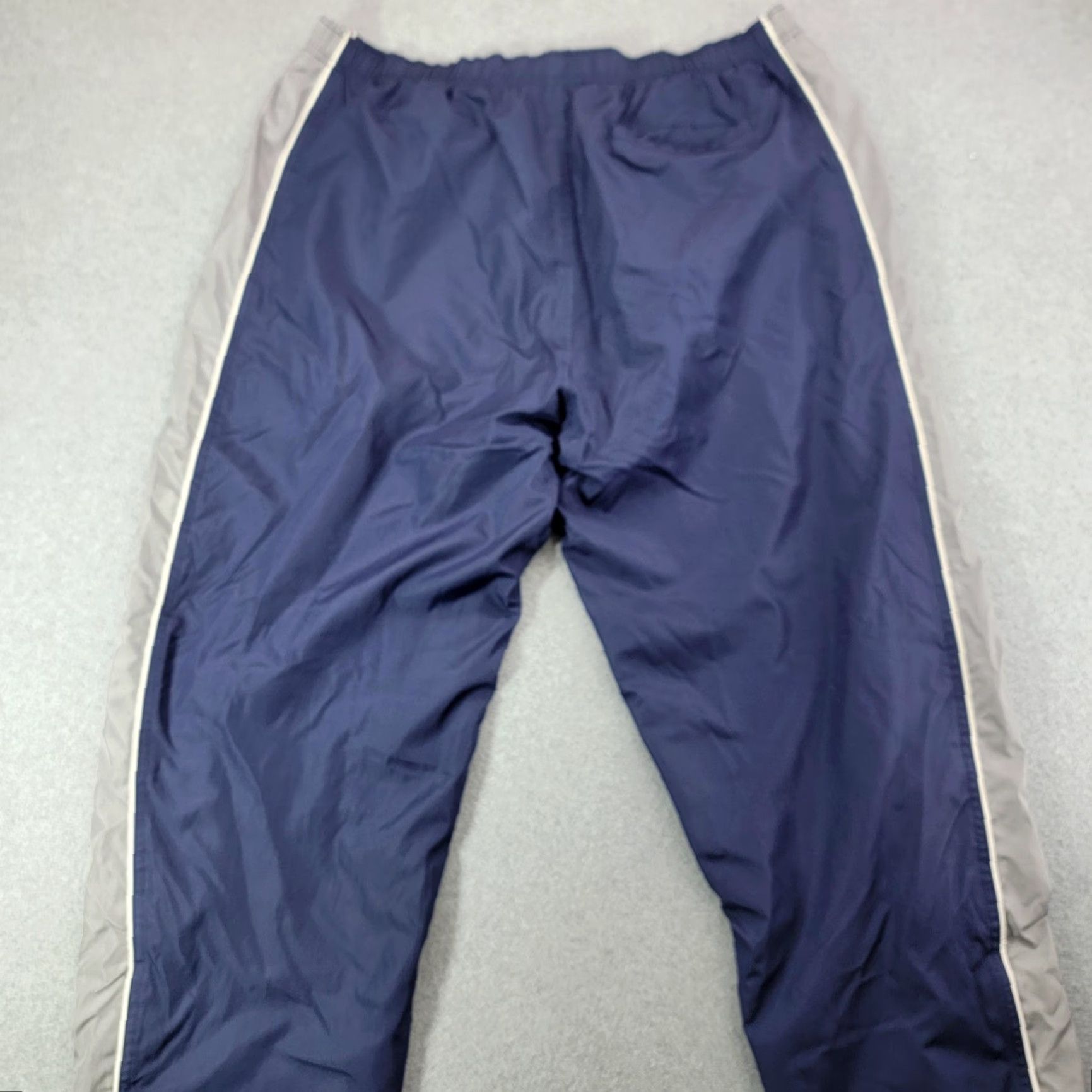 Reebok Reebok Pants Mens XL Blue Colorblock Lined Track Warm Up Elastic Waist Adjustable Pockets LTRB Relaxed Tapered Size US 36 / EU 52 - 5 Thumbnail