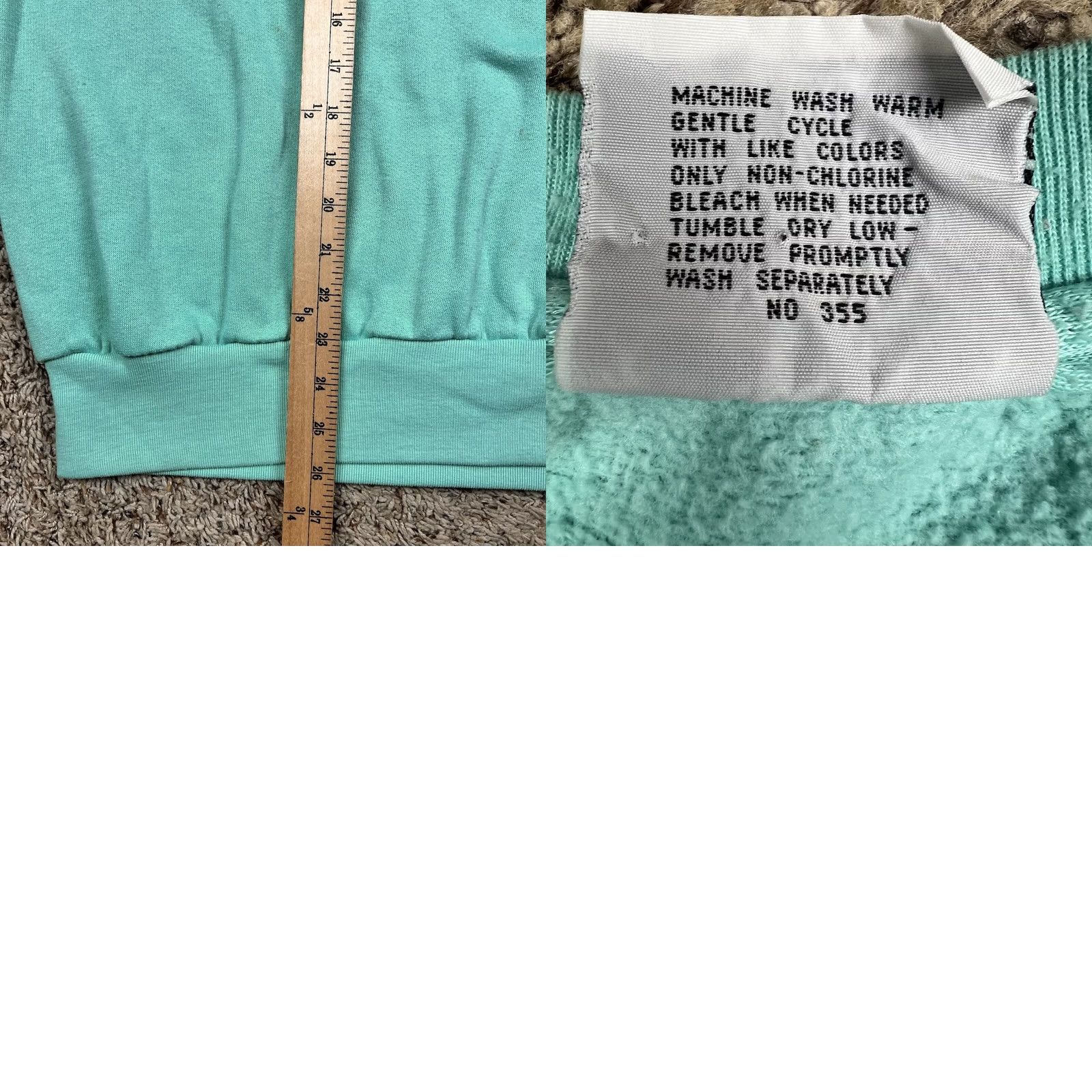 McGregor VINTAGE McGregor Sweatshirt Logo Graphic Gusset Crewneck Womens XL Teal 90s Activewear Classic" Size XL / US 12-14 / IT 48-50 - 9 Thumbnail
