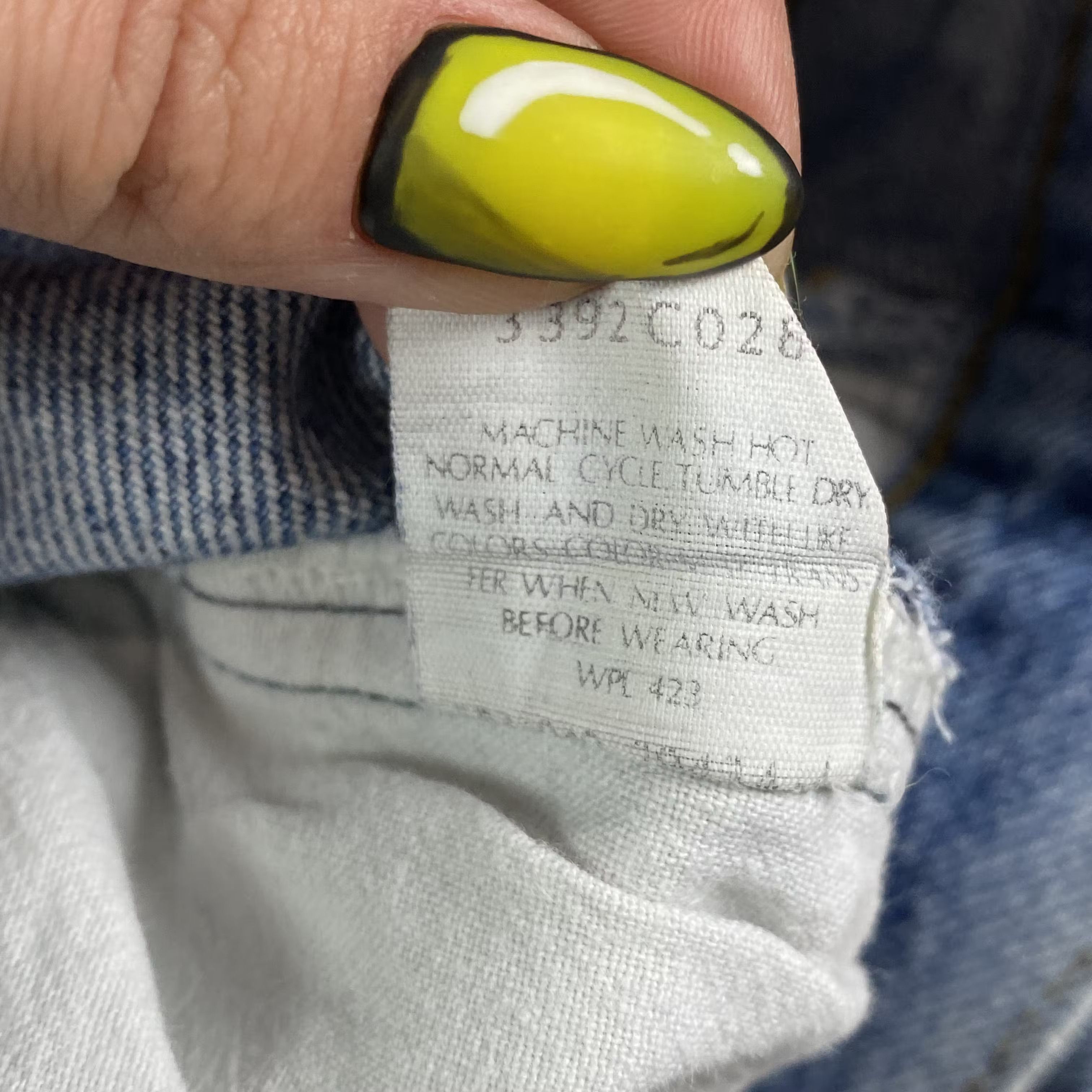 Levi's × Levi's Vintage Clothing × Vintage Mens Jeans Denim Levis Vintage Size 33 Size US 33 - 8 Thumbnail