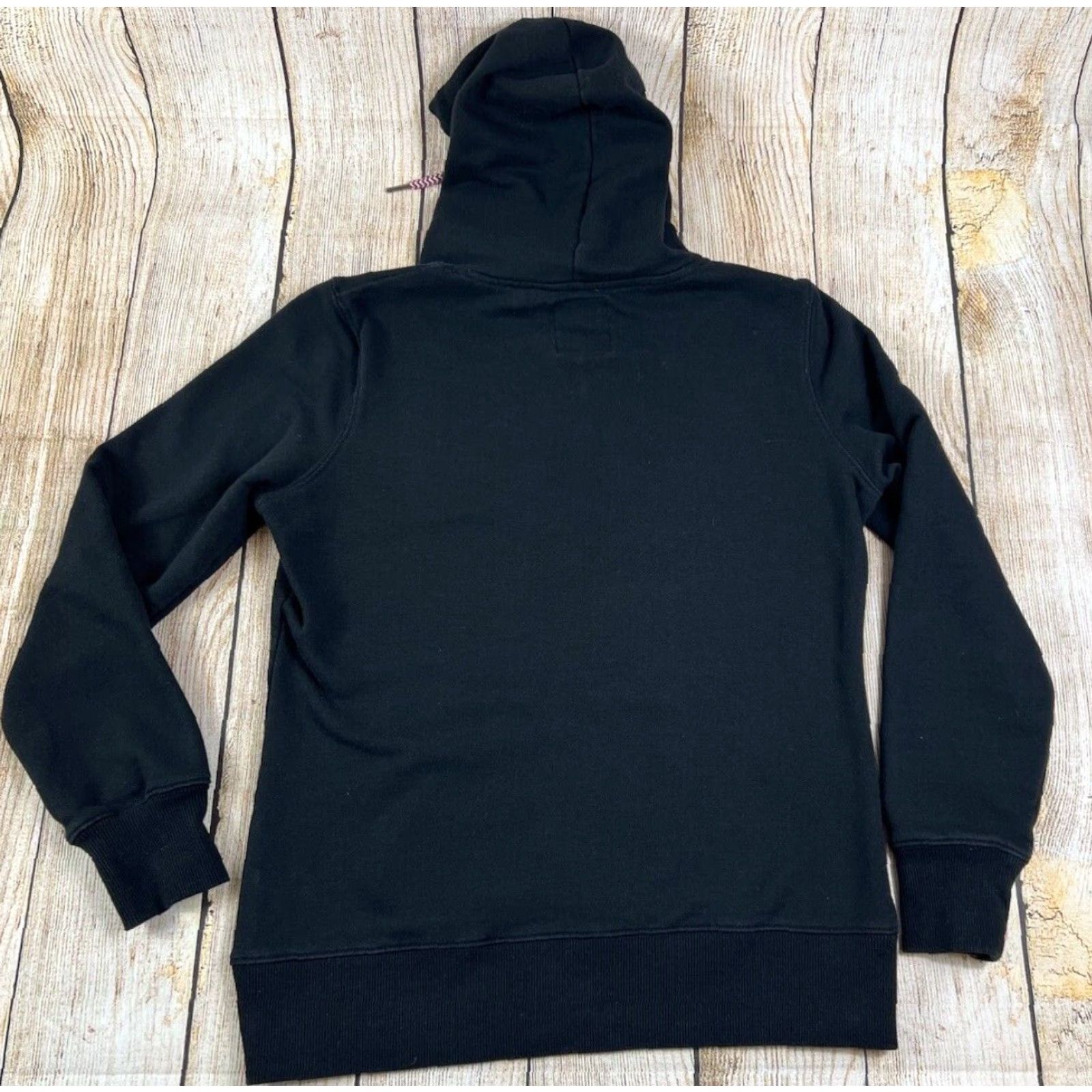 Vintage VINTAGE Hooey Women's Pullover Hoodie Sweatshirt Black Aztec Texas Size Medium Size M / US 6-8 / IT 42-44 - 2 Thumbnail