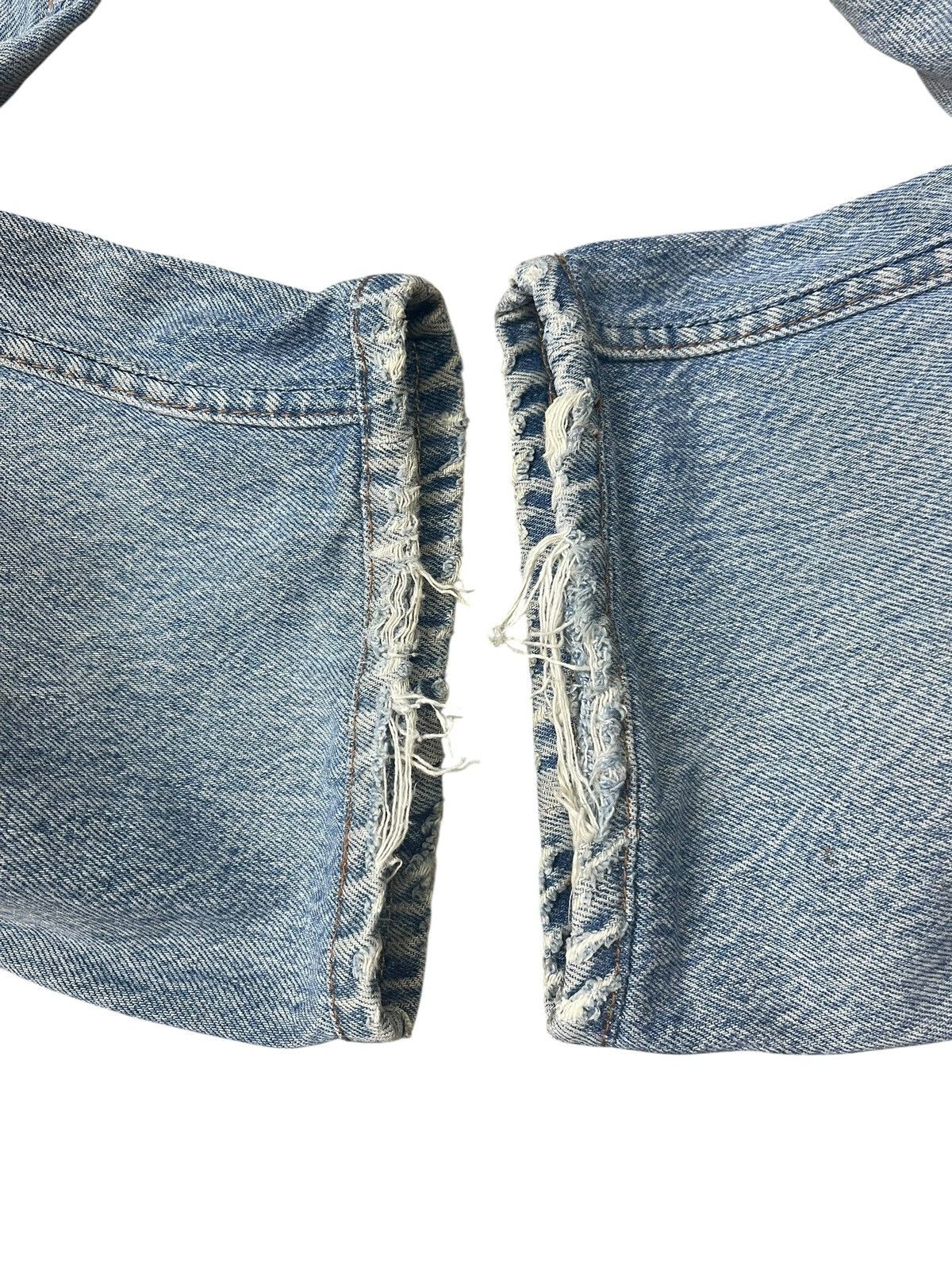 Levi's Vintage 80’s Levi’s 501 Jeans Distressed Streetwear Size US 33 - 19 Thumbnail