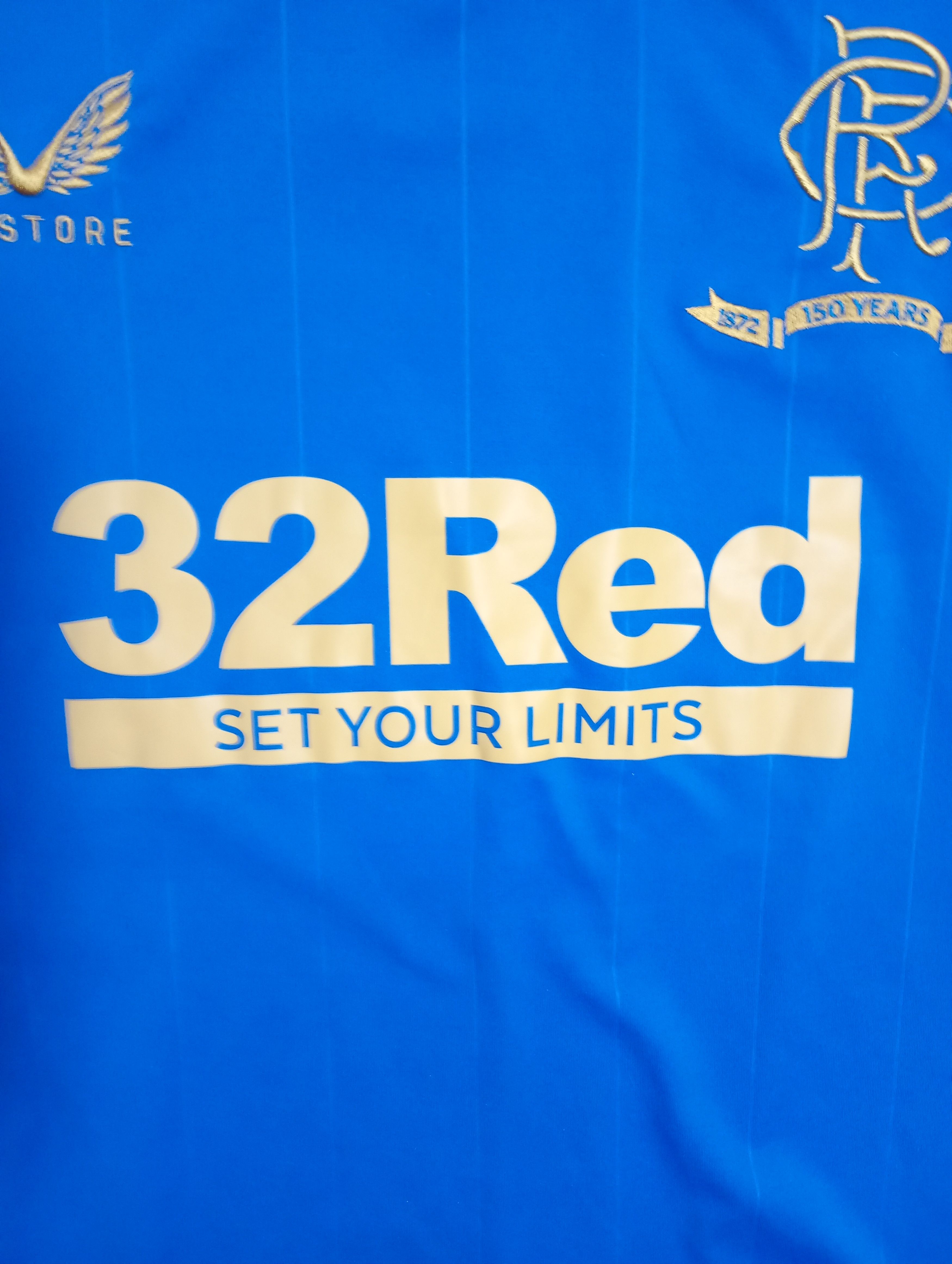 Castore Castore Glasgow Rangers Jersey 150-th Anniversary 2021-2022 Size US L / EU 52-54 / 3 - 8 Thumbnail