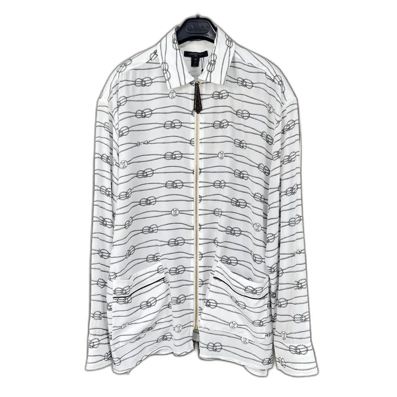 Louis Vuitton Louis Vuitton Silk Zip Shirt Jacket Size US M / EU 48-50 / 2 - 1 Thumbnail