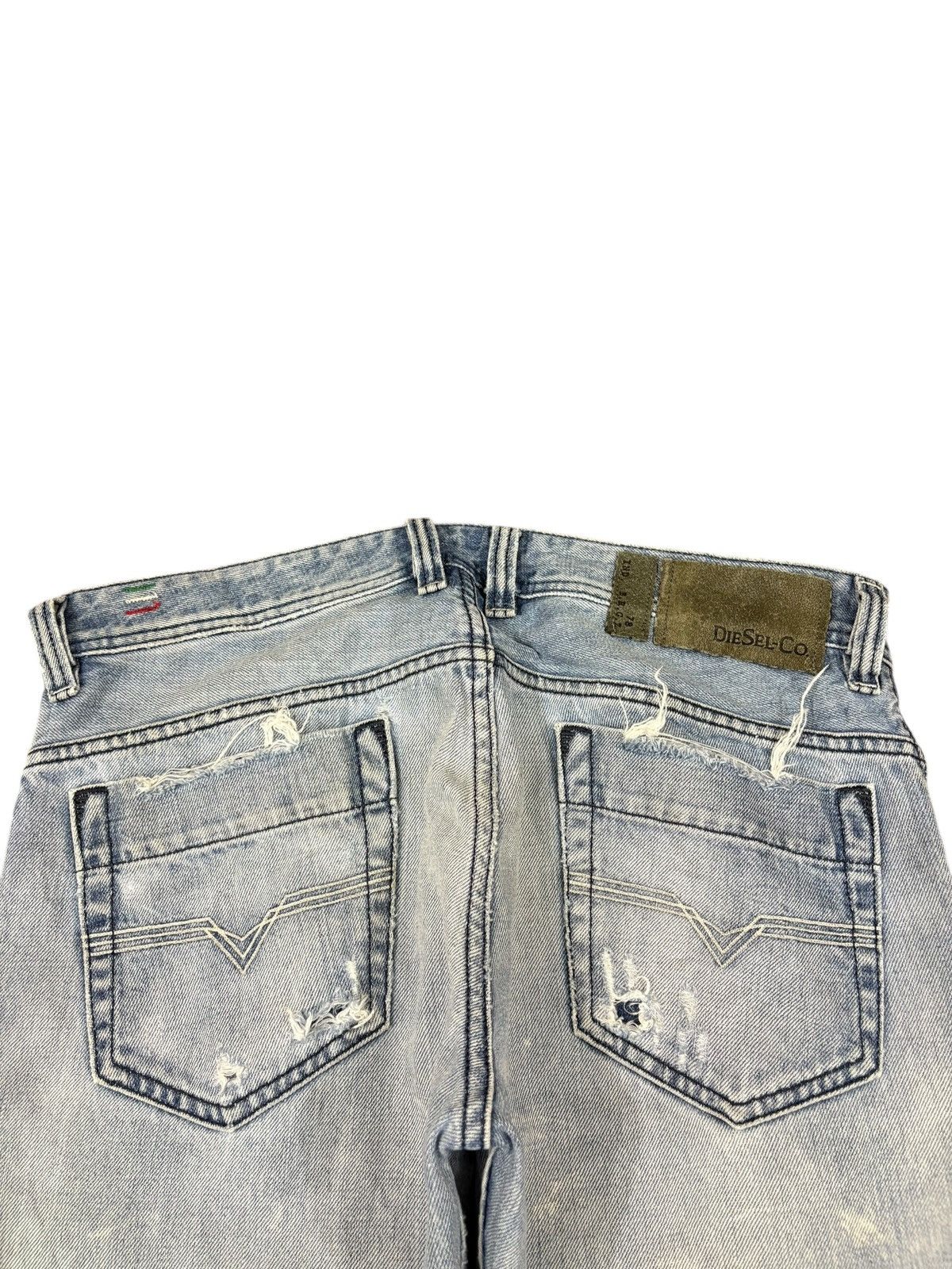 Other Vintage Italy Diesel Safado Faded Wash Distress Loose Jeans Size US 34 / EU 50 - 7 Thumbnail