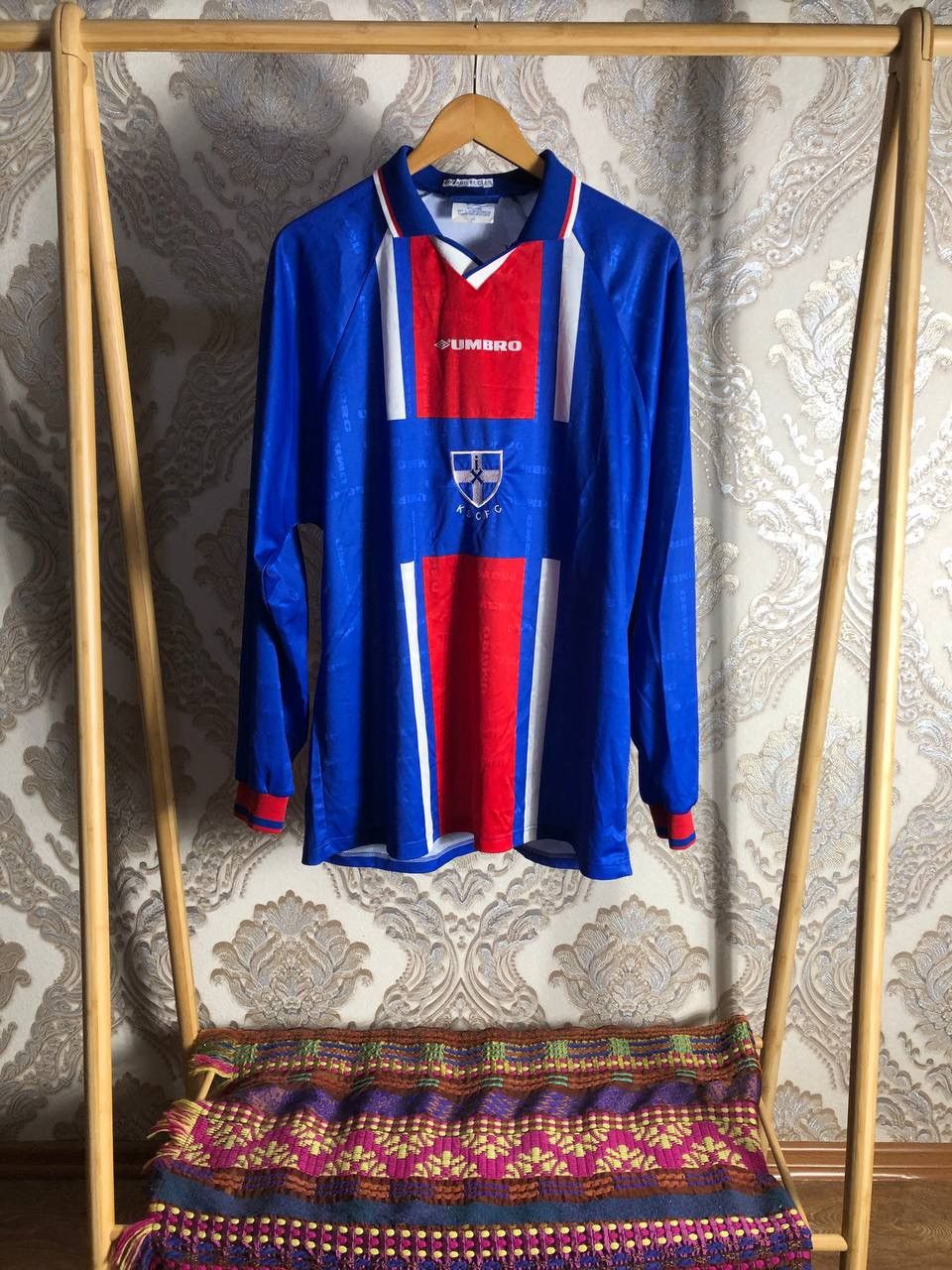 Umbro × Vintage VERY RARE UMBRO KSC FC KARLSRUHE SOCCER JERSEY Y2K 90s RETRO Size US XL / EU 56 / 4 - 1 Thumbnail