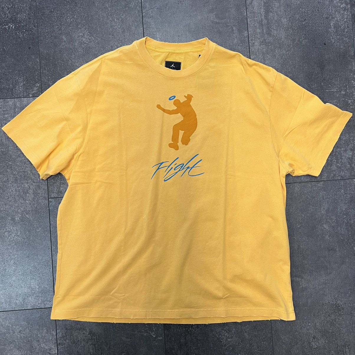 image of Jordan Brand X Union M J Gfx T-Shirt Sport Gold in Yellow, Men's (Size 2XL)