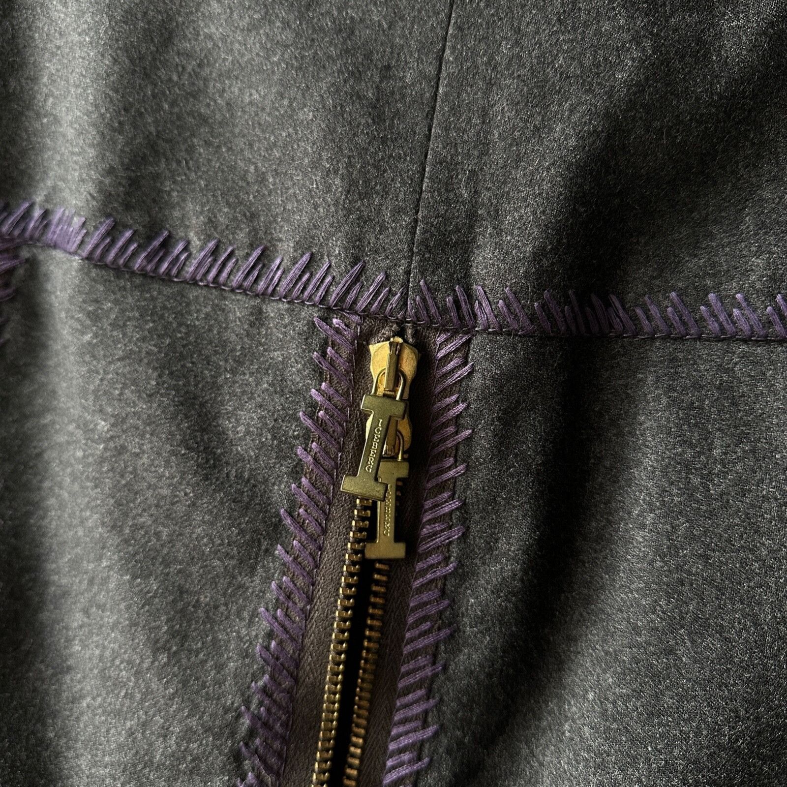 Iceberg Iceberg Suit Vintage Archive Wool Zip Skirt n Jacket 9068AC Size 26" / US 2 / IT 38 - 11 Thumbnail