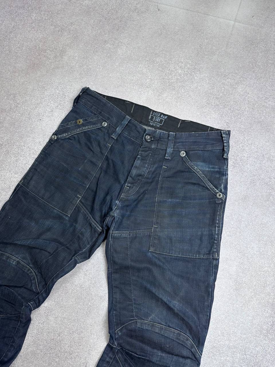 G-Star Vintage G-star Raw Moto Denim Y2K Cargo Pants 32x32 Size US 32 / EU 48 - 5 Thumbnail
