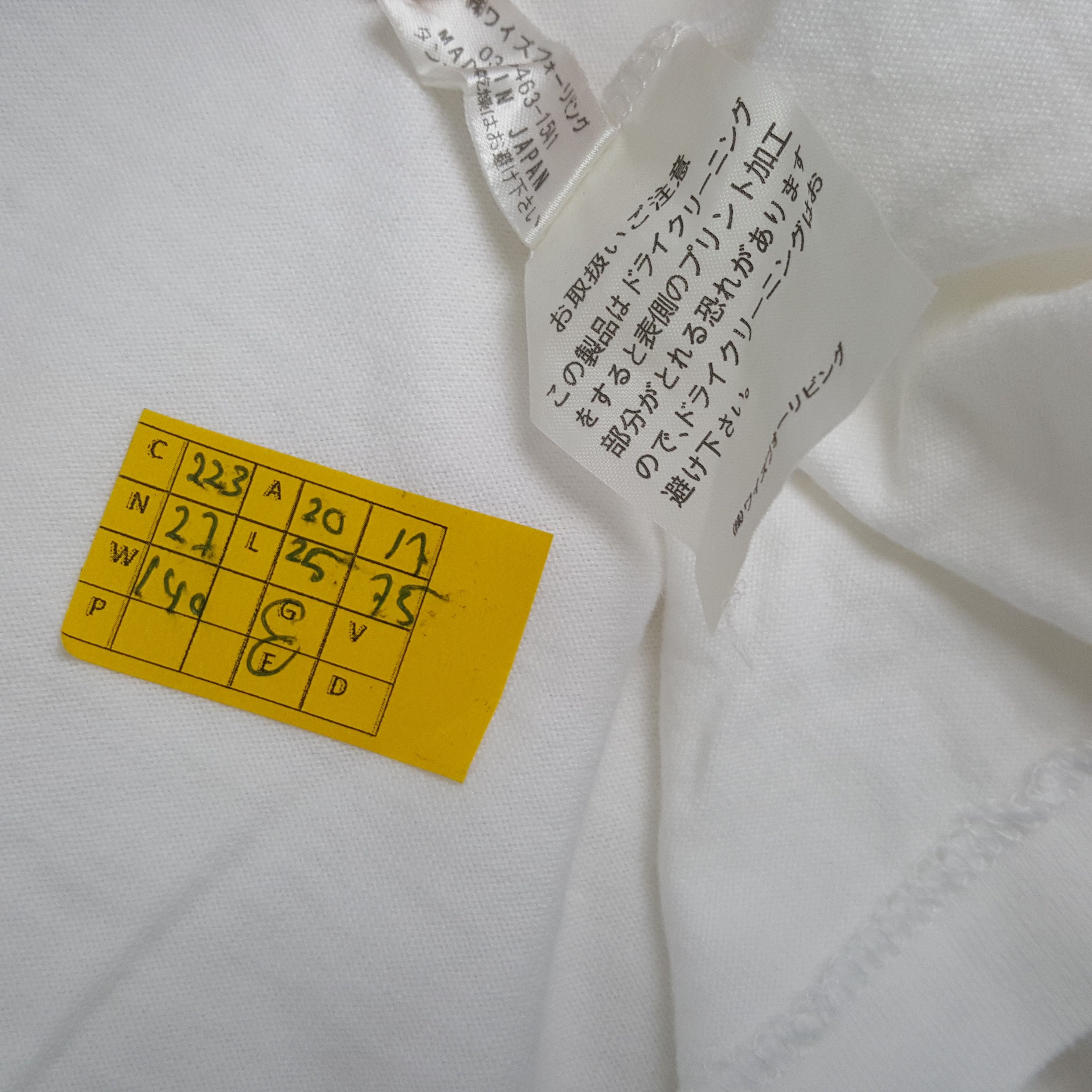 Vintage × Y's × Yohji Yamamoto Vintage Y's by YOHJI YAMAMOTO Japanese Designer T-Shirt Size US M / EU 48-50 / 2 - 4 Thumbnail