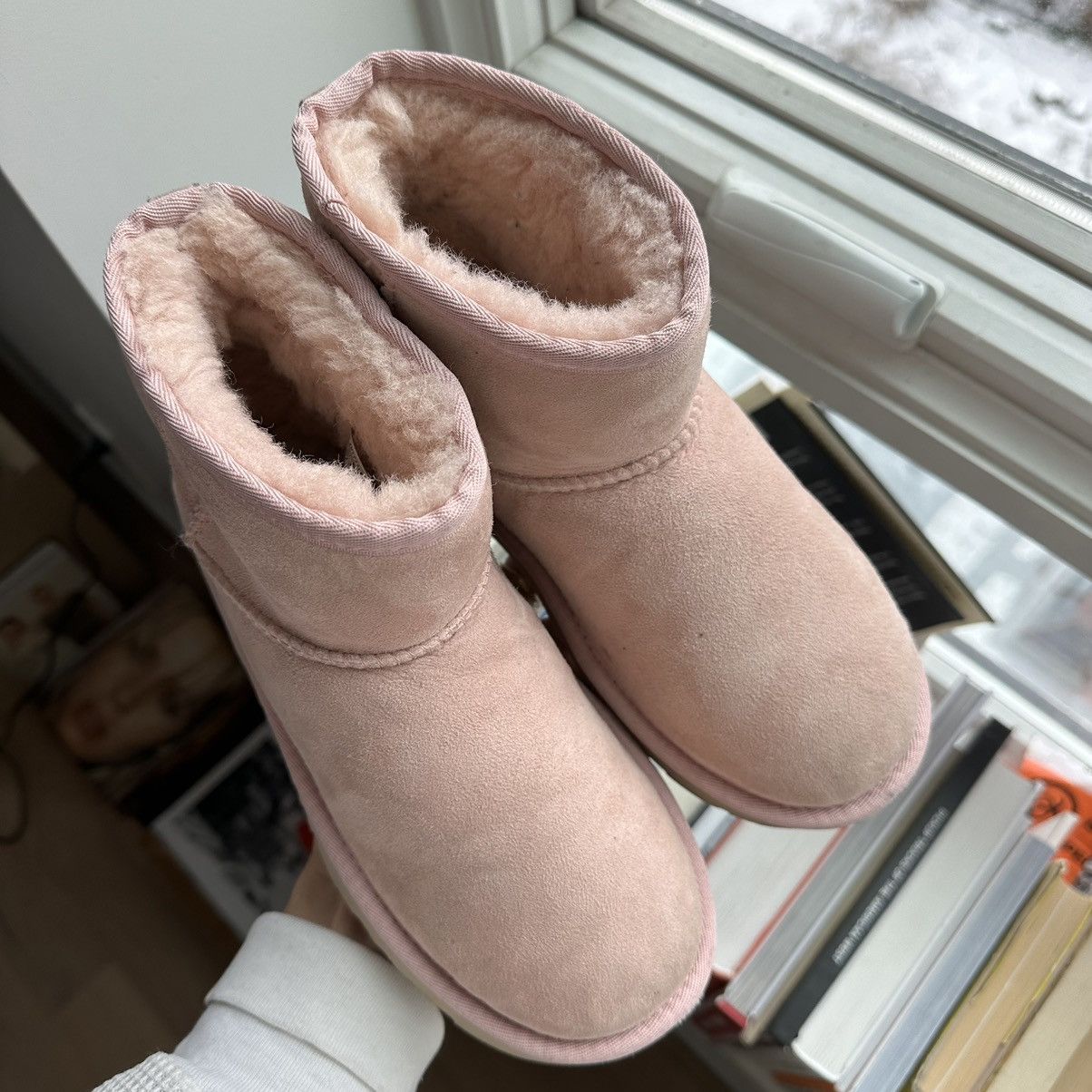 Ugg fur fashion lined boots