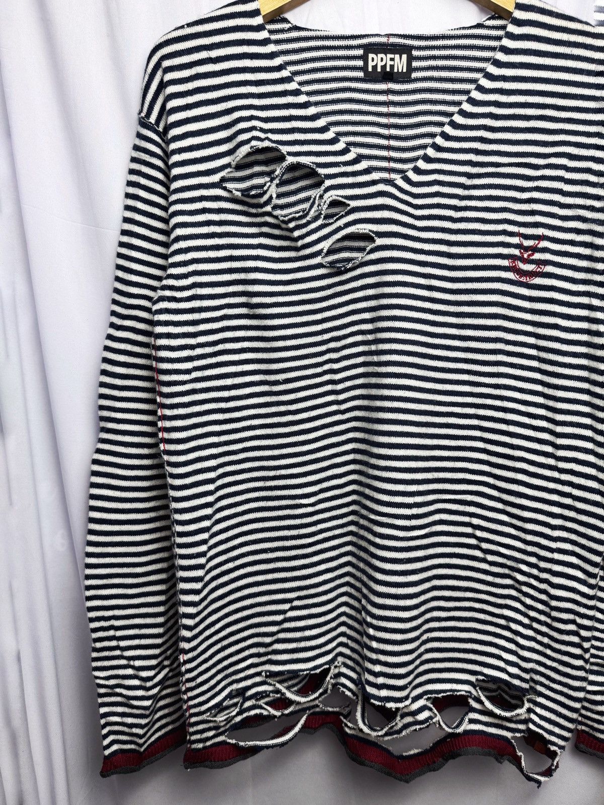 Beauty Beast × Hysteric Glamour × Japanese Brand PPFM Distressed Long Sleeve Size US M / EU 48-50 / 2 - 3 Thumbnail